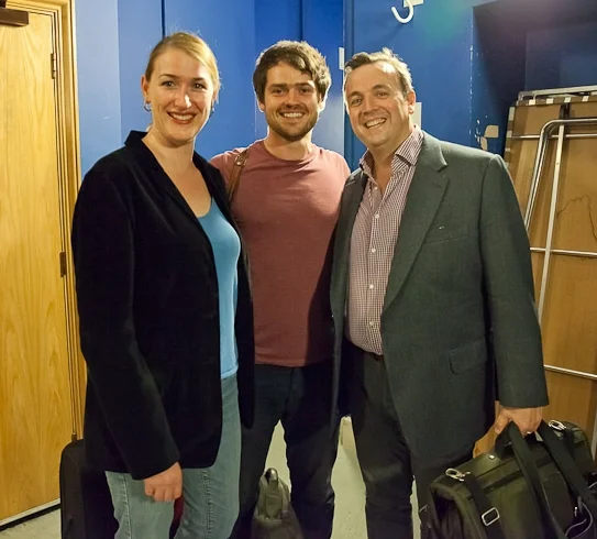 Erica Eloff, Tom Verney and Andrew Watts