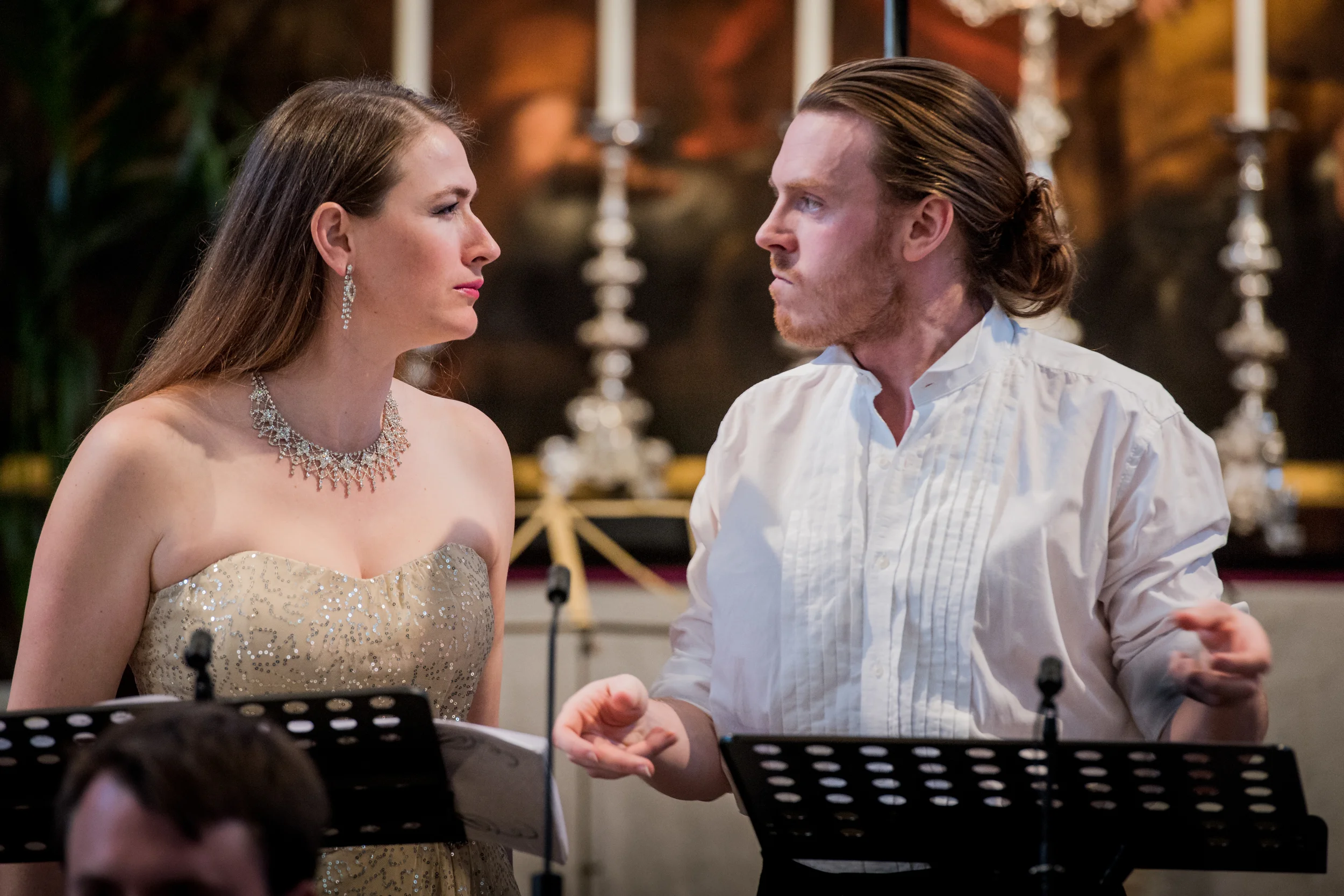 Charismatic... Rupert Charlesworth and Erica Eloff in Elpidia on Thursday. Photograph: Robert Workman