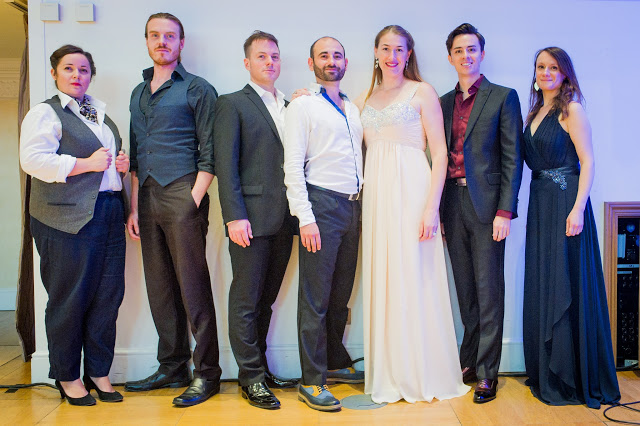 Augusta Hebbert, Rupert Charlesworth, Michael Taylor, Leo Duarte, Erica Eloff, Ray Chenez, Chiara Hendrick. Photograph: Robert Workman