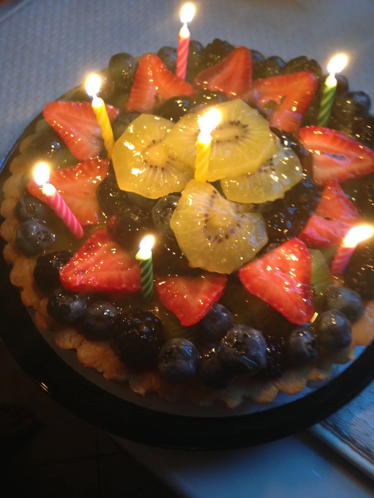 cake number one - tart filled with fruity goodness
