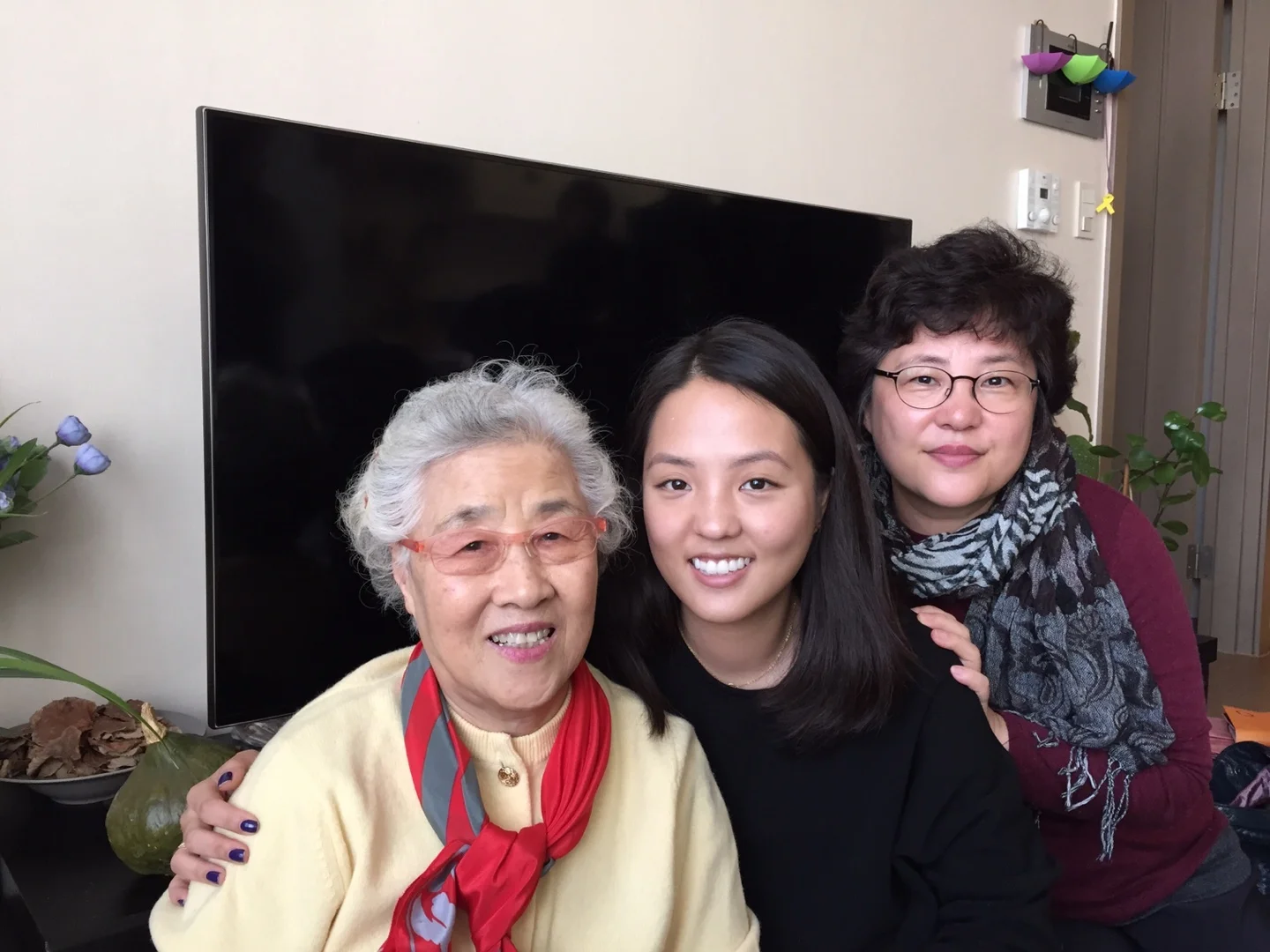 My inspirations: my grandma and my mom