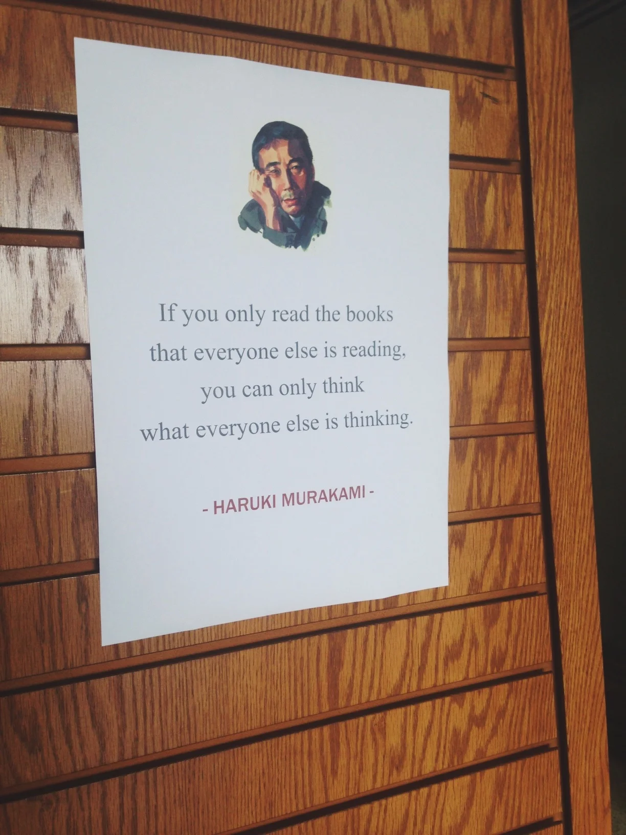 Food for thought.