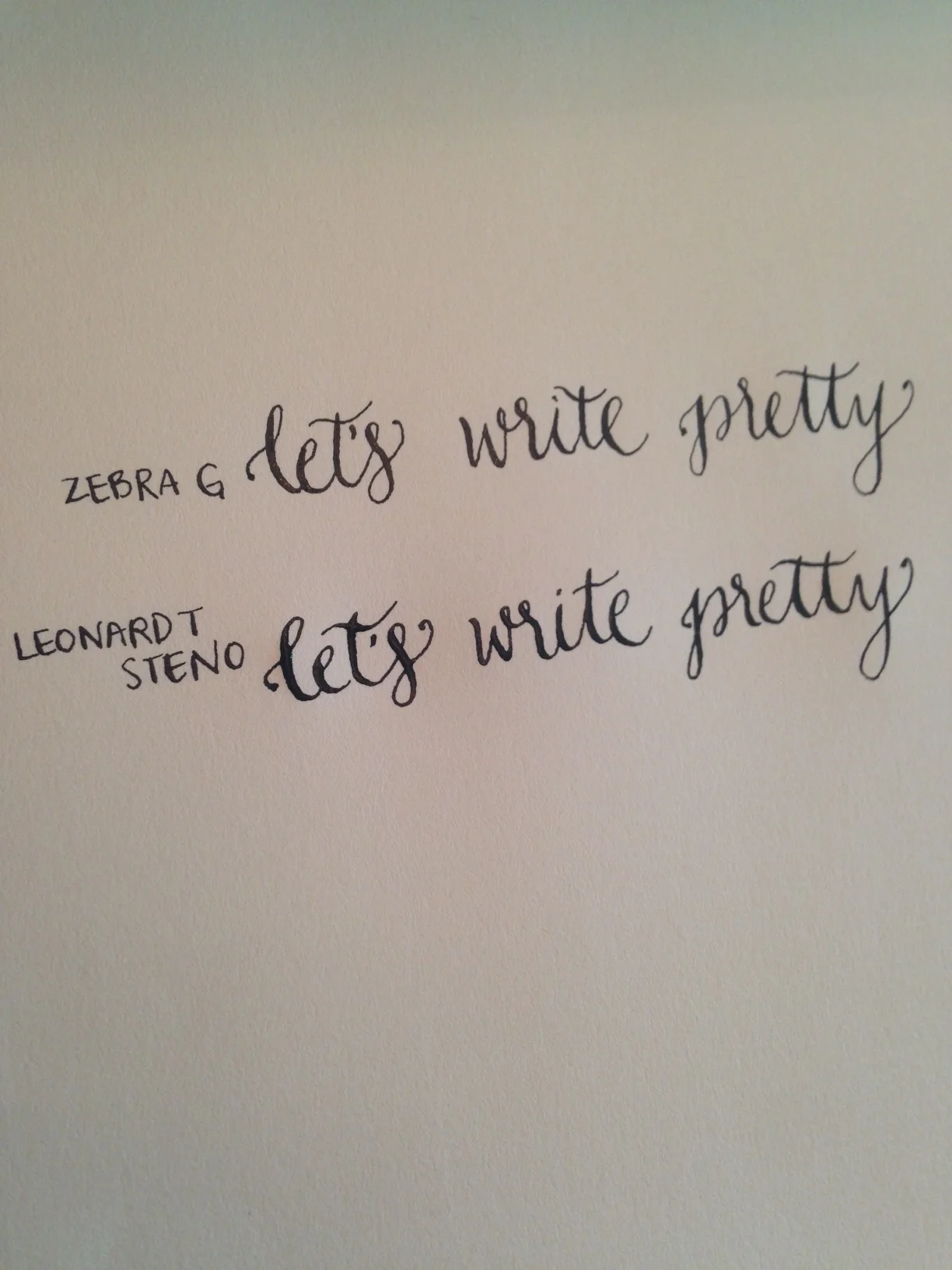 Thank you, Scarlet + Gold for my first ever calligraphy workshop! 
