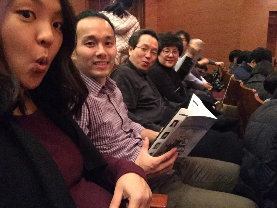 Bebe's second time at 예술의전당 Seoul Art Center - this time for Handel's Messiah with grandma and grandpa! He was having a dance party in my belly throughout the performance! 