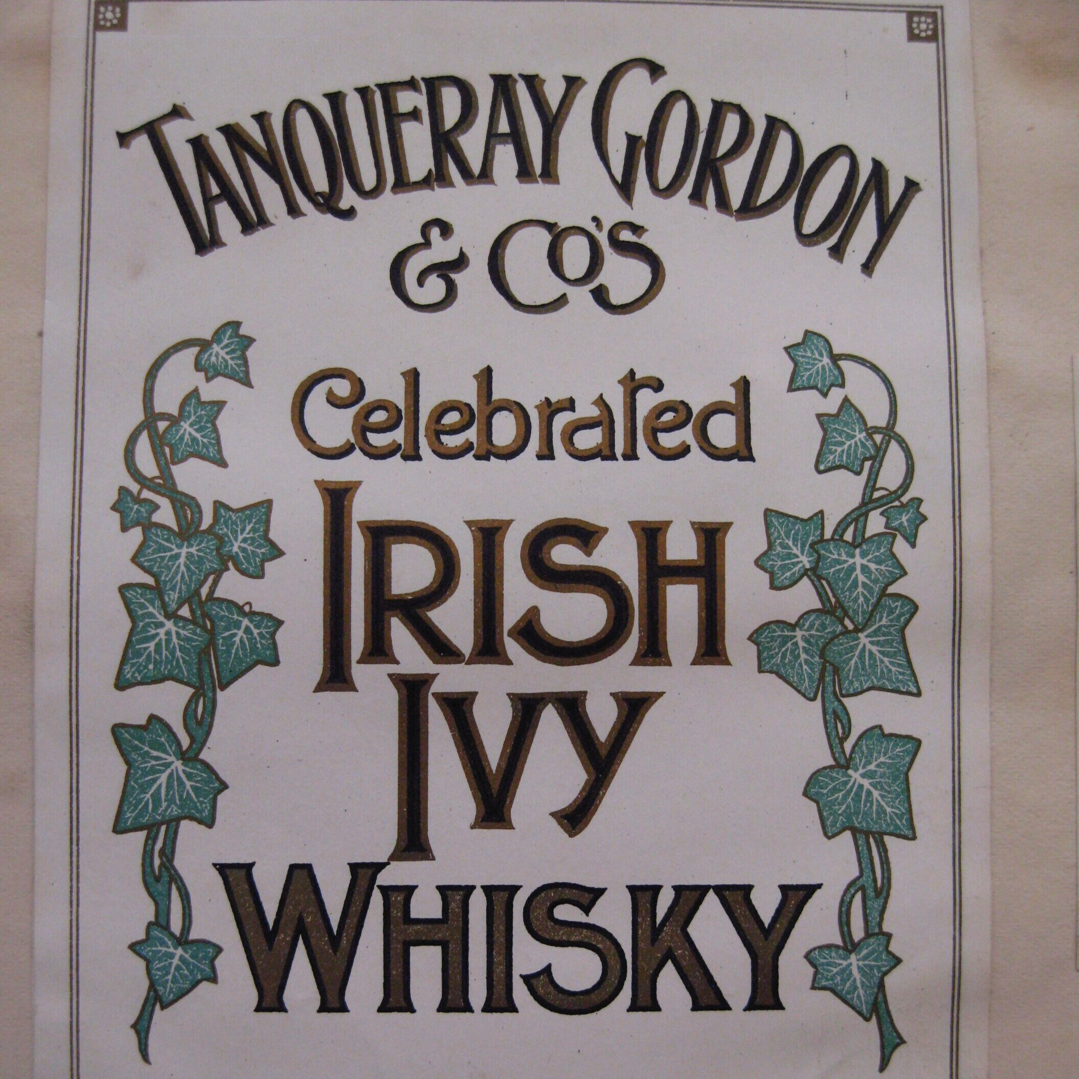 Tanqueray Irish Whiskey