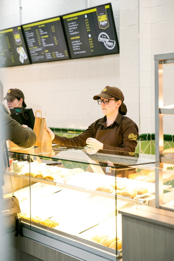 Carrs Pasties - counter