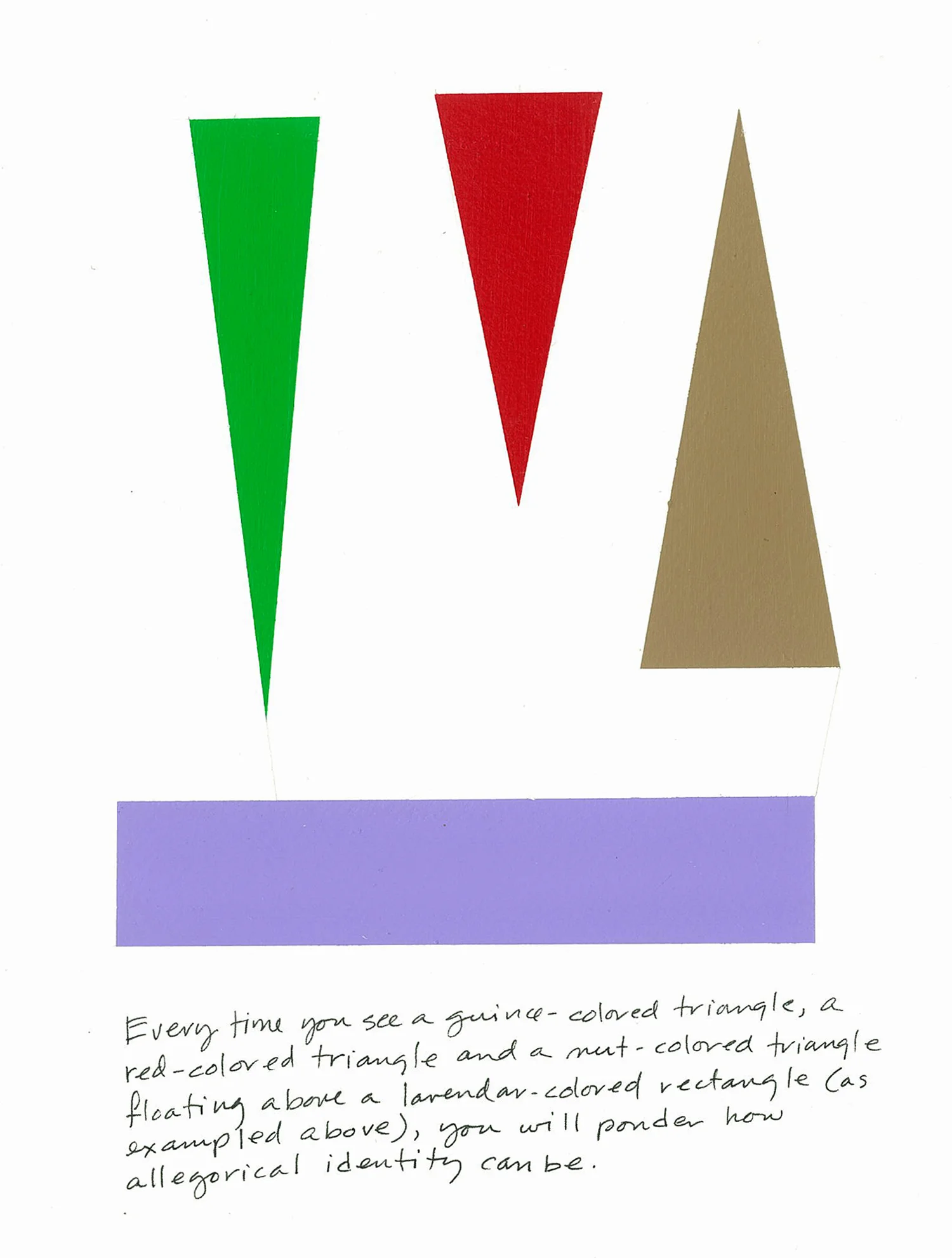 Allegorical Identity; Acrylic and Ink on Paper; 8" x 10"; 2005