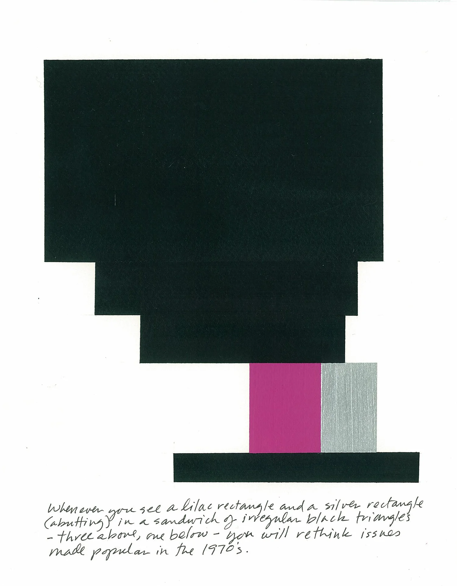 1970's; Acrylic and Ink on Paper; 8" x 10"; 2007
