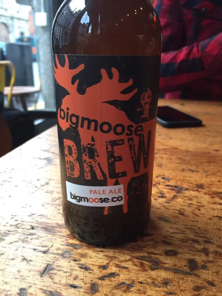 the exceptionally great tasting bigmoose brew.