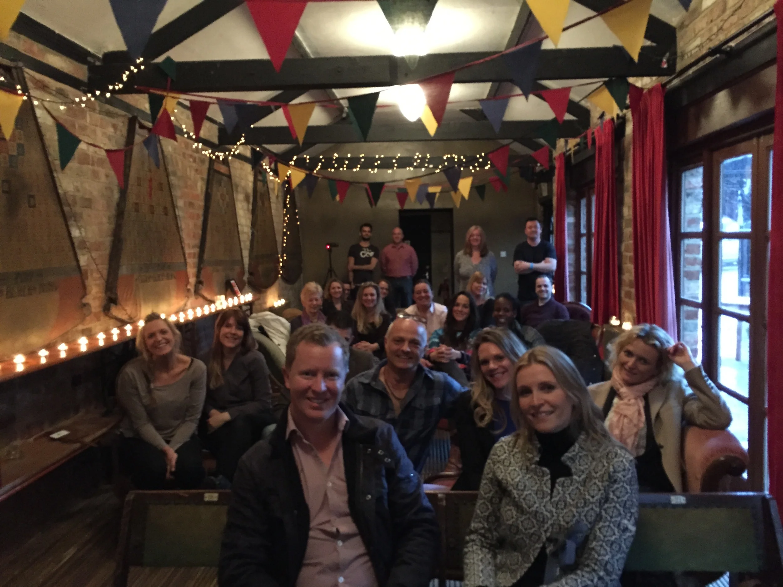 i preempted my chat by asking the (very small) audience to judge me, and if at the end they had liked me they let me have a picture with them, and the show of hands was positive fortunately!!! 