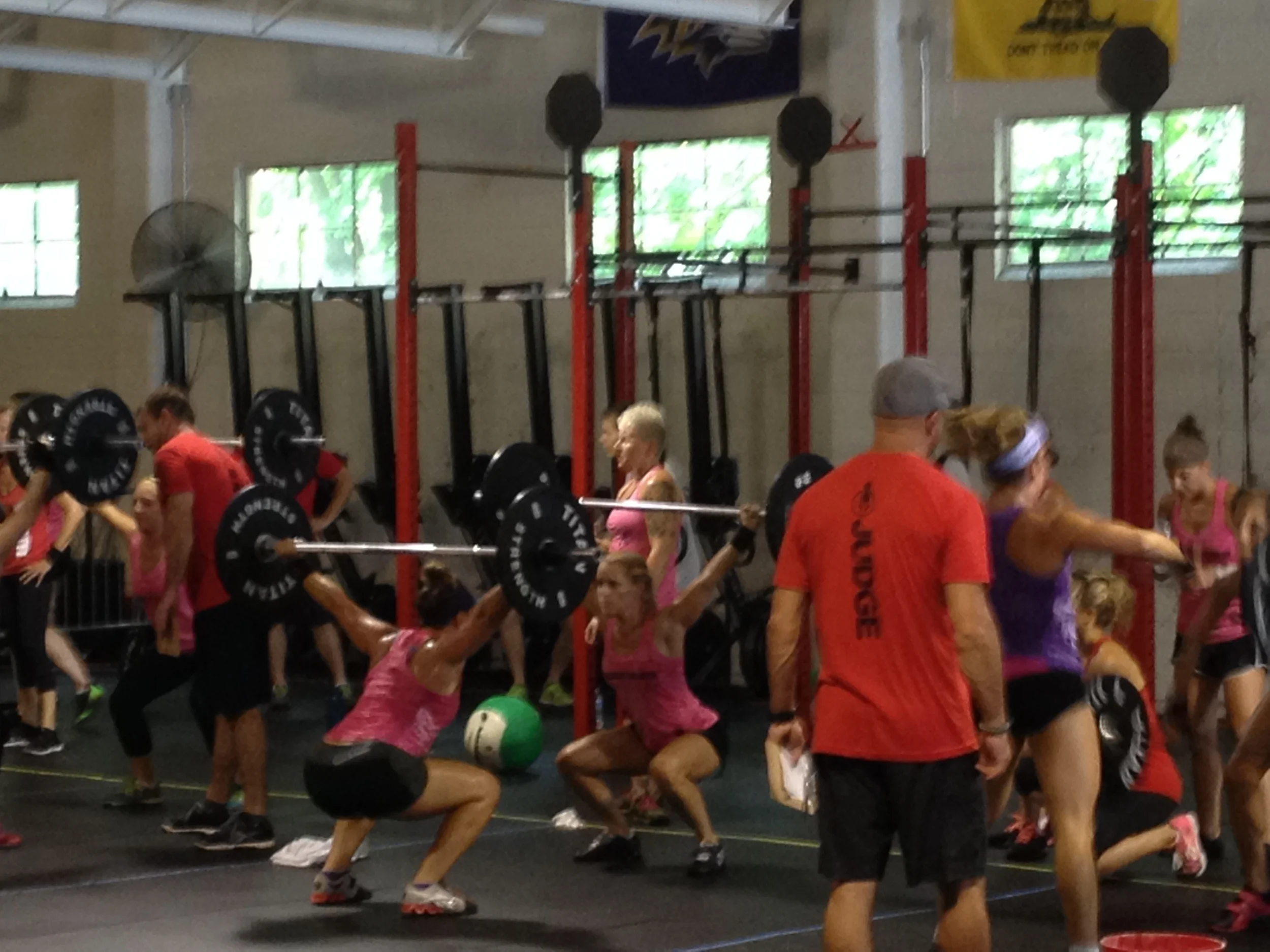 Anne-Marie and Sue doing synchronized OHS at the Battle of the Sexes competition. Great work everyone!