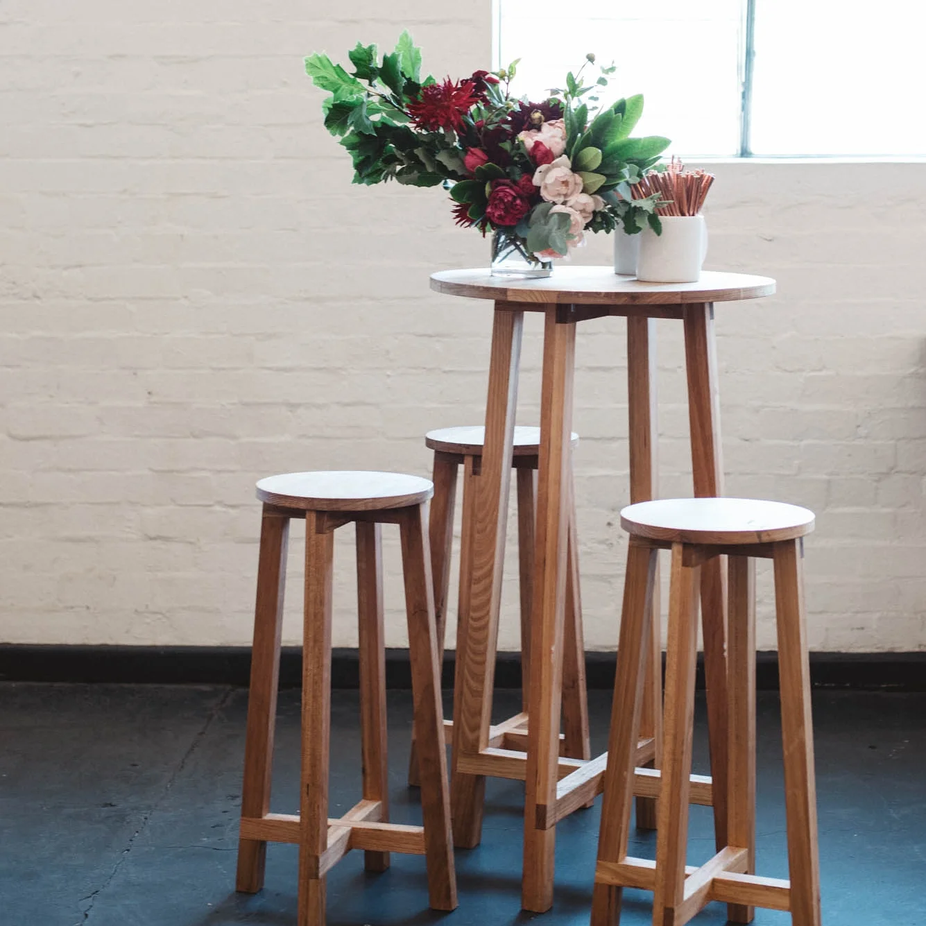 Stockholm Table and Stools