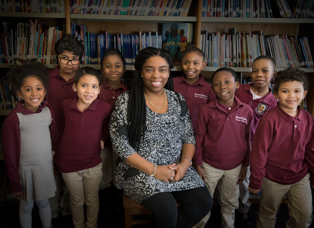 About the Executive Director A native of New York City, Ms. Bretous attended parochial schools growing up. She came to Boston to attend Boston University, where she earned her bachelor’s degree in elementary education, and stayed. She then attended Wheelock College, where she earned her master’s degree. A teacher at heart, Ms. Bretous-Carre has worked at the Banneker since 1996 as a teacher, curriculum director, principal, and since 2011, as executive director. “All you need to know about how I feel about the quality of this school is that all three of my children attended this school.”