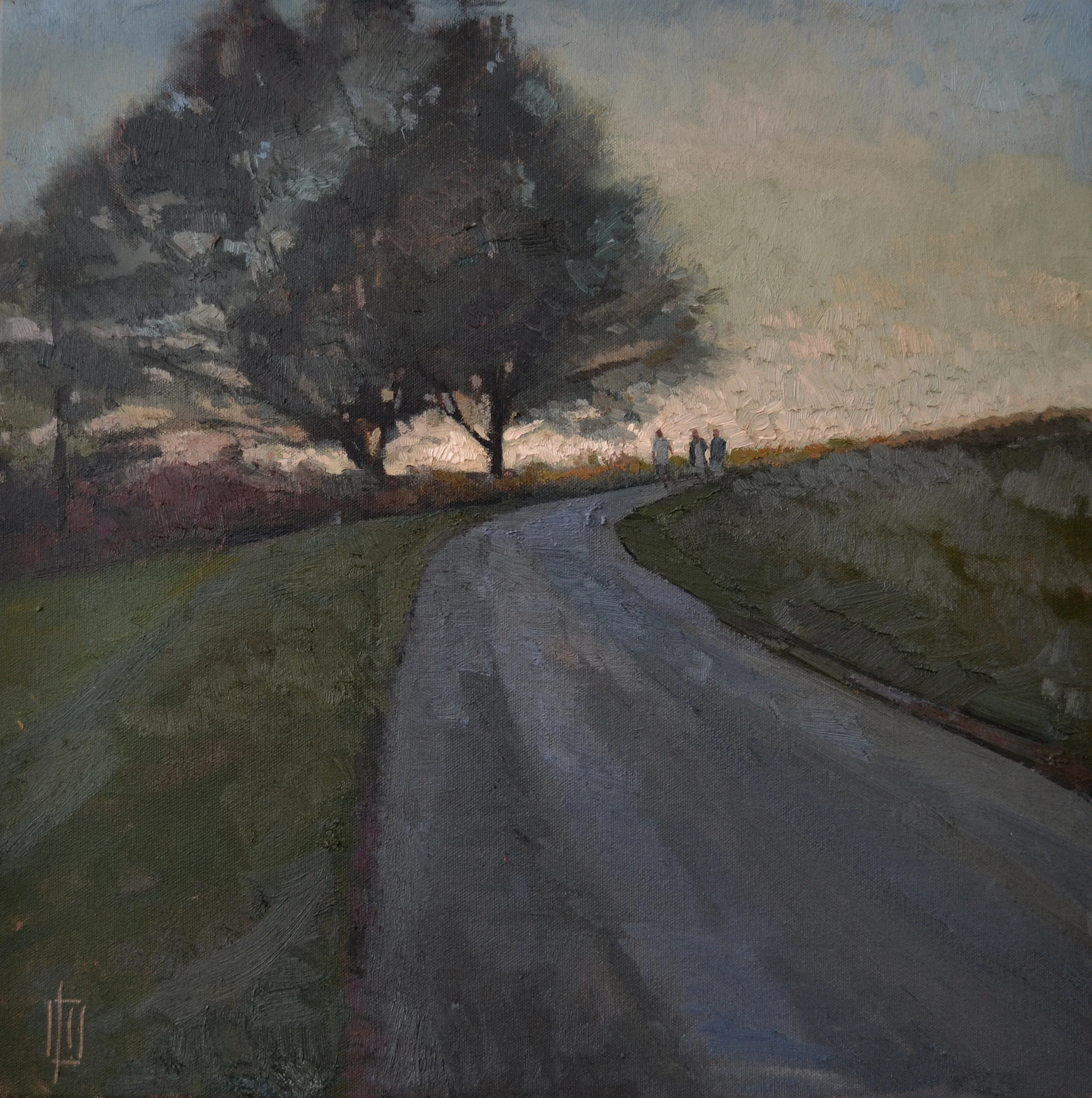 Conversation 20 x 20 oil on linen sold