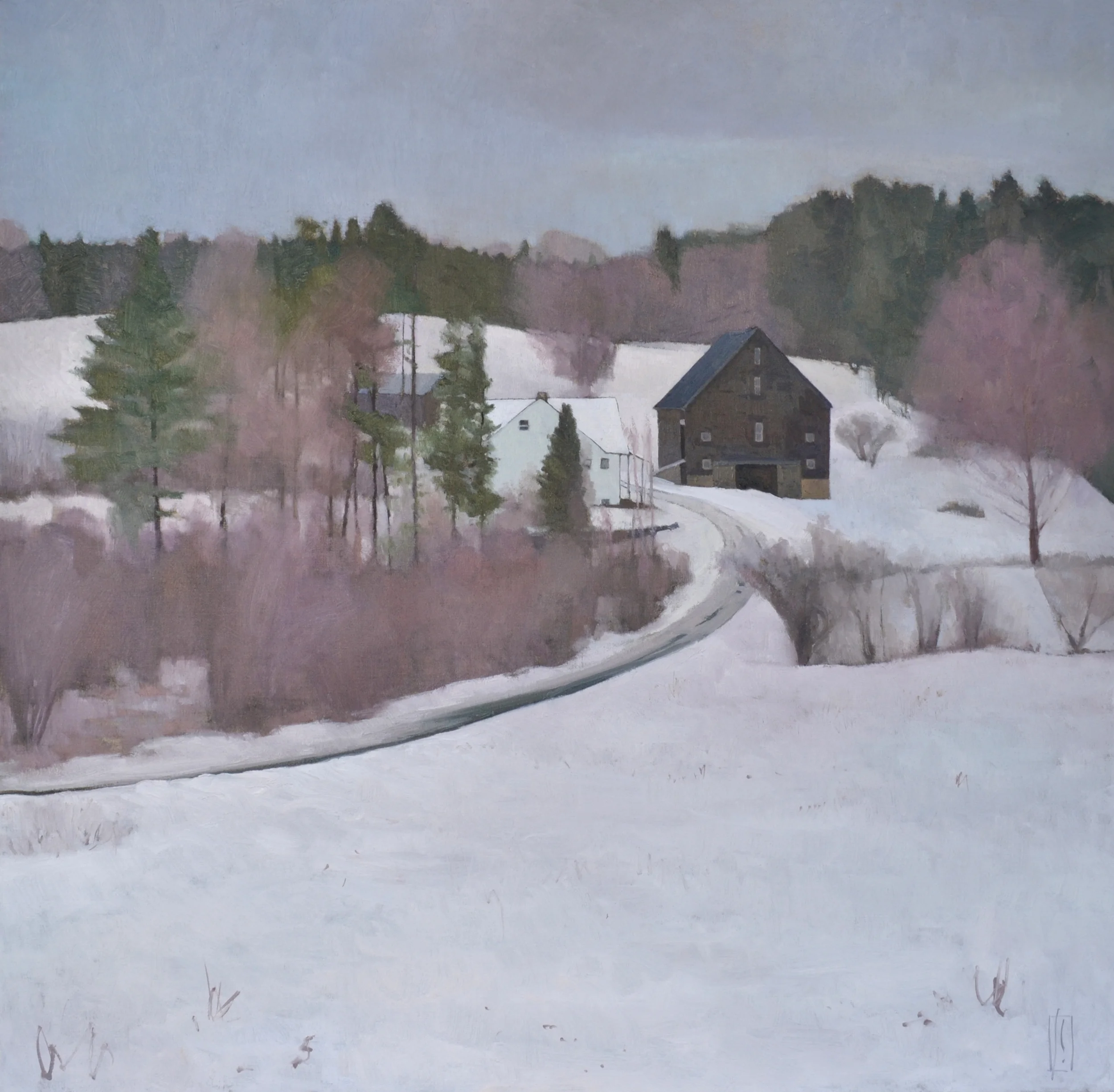 Timbre 41 x 40 oil on linen sold