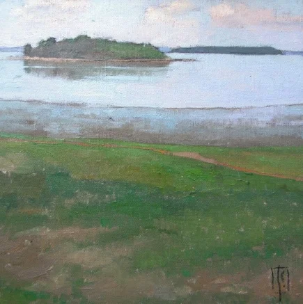 Bumpkin Island 12 x 12 oil on linen sold