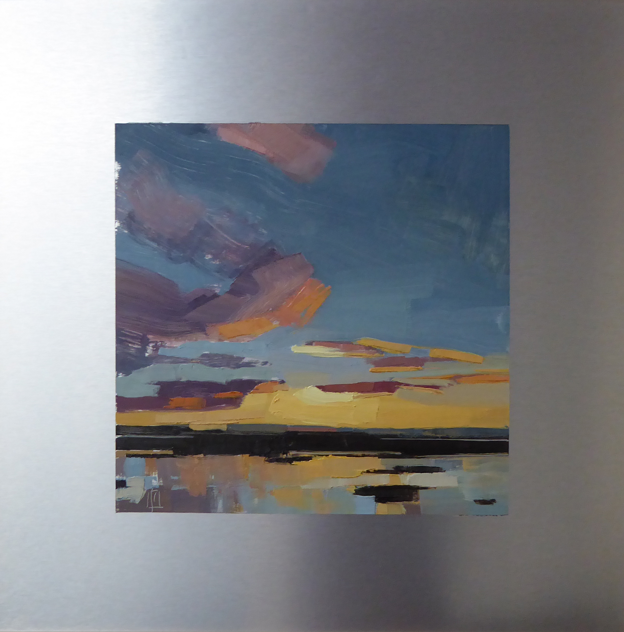   Plum Island, West  12 x 12 on 20 x 20 alum panel   Islesford Artists Gallery   sold   