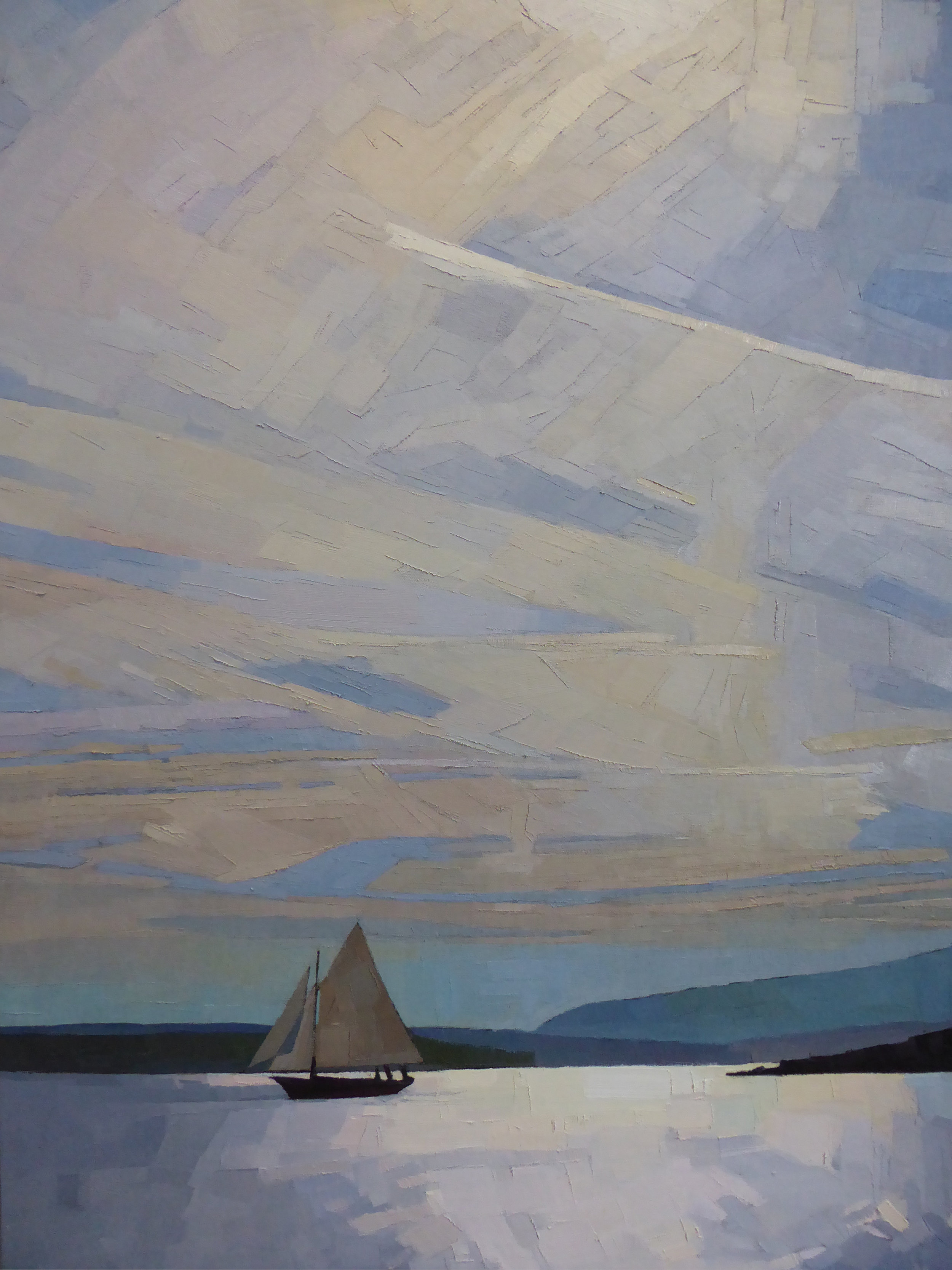   Sloop in the Sun  30 x 40 oil on linen  Commission/Sold   