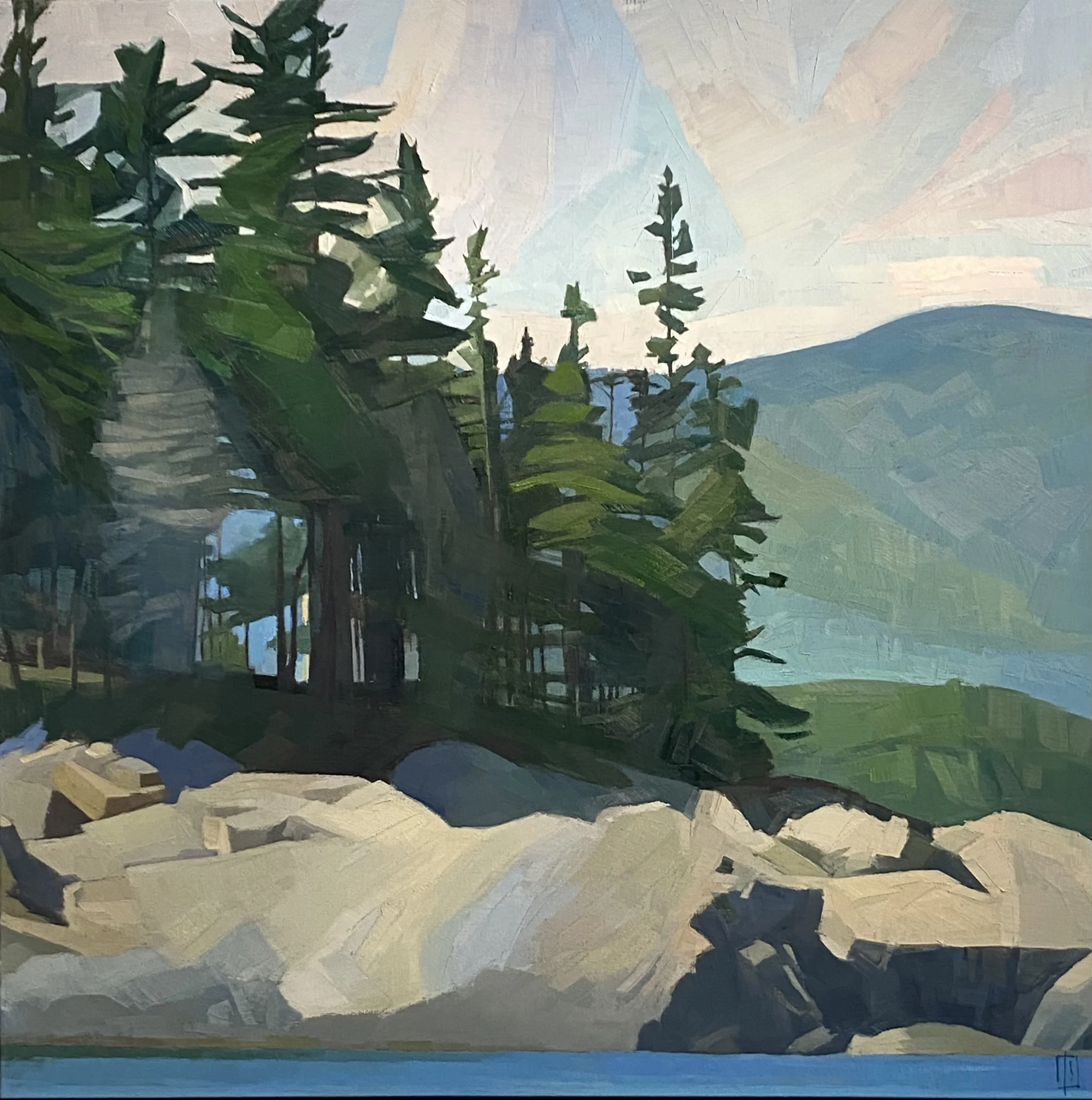   Bear Island  30 × 30 oil on linen 