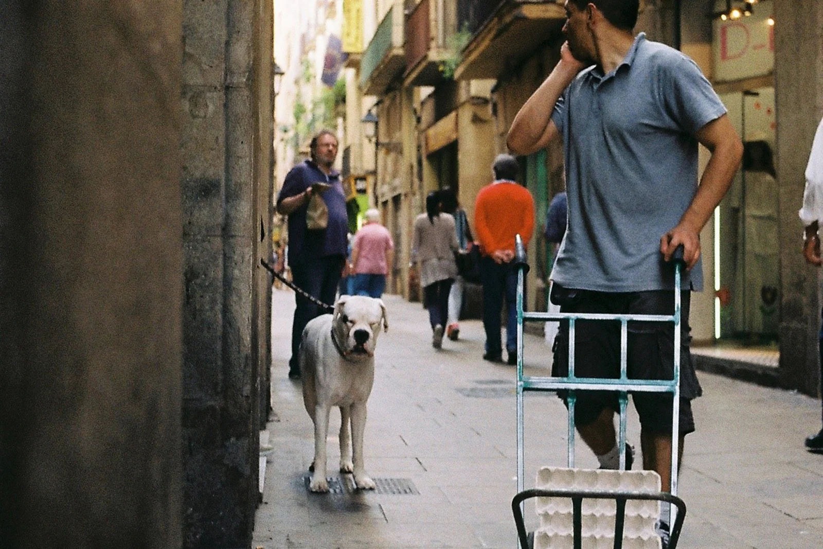 Carrer del Carme, Barcelona, Spanien, Juni 2014