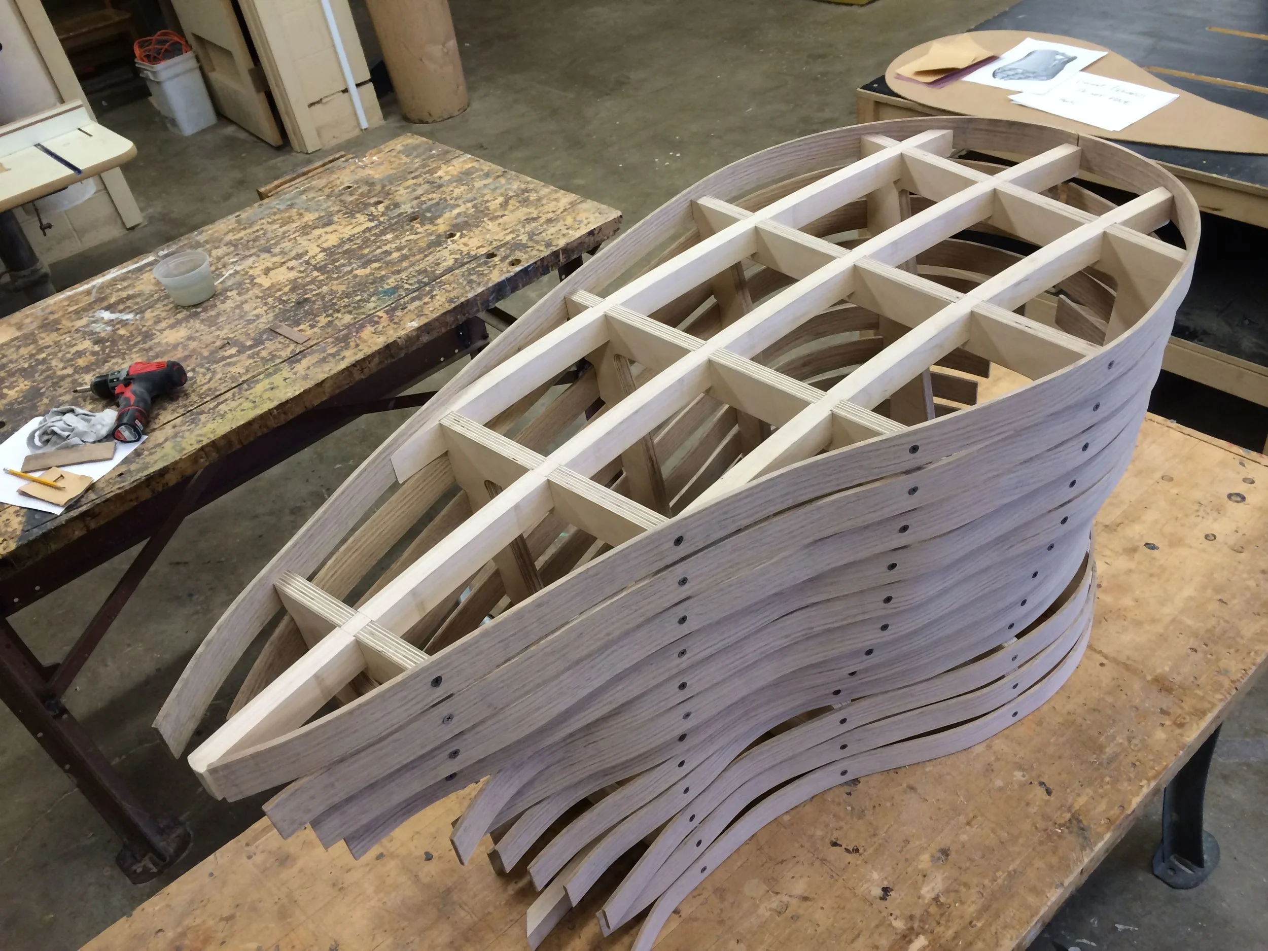 Strata End Table Assembly 2