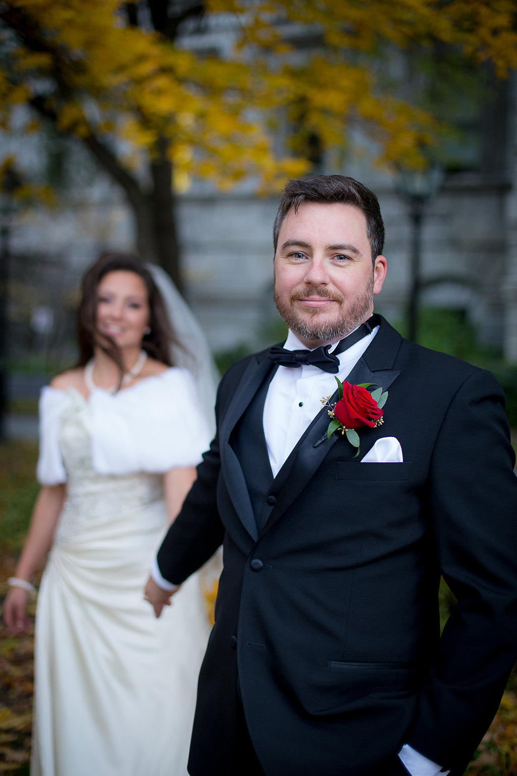 Mariage d'automne Montreal Fall Wedding Bridal Photos