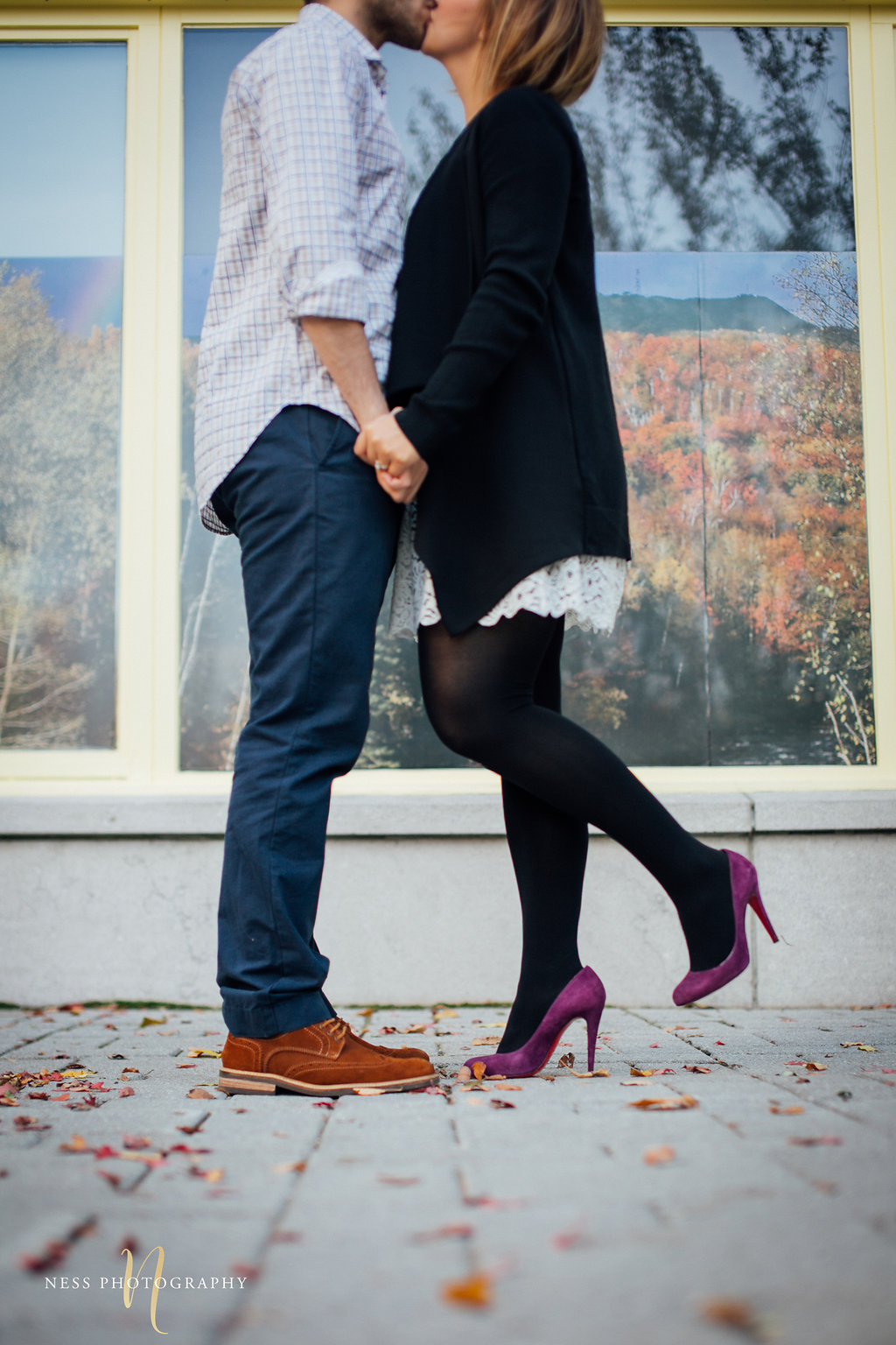 Mont Tremblant Fall Engagement Session - Ness Photography