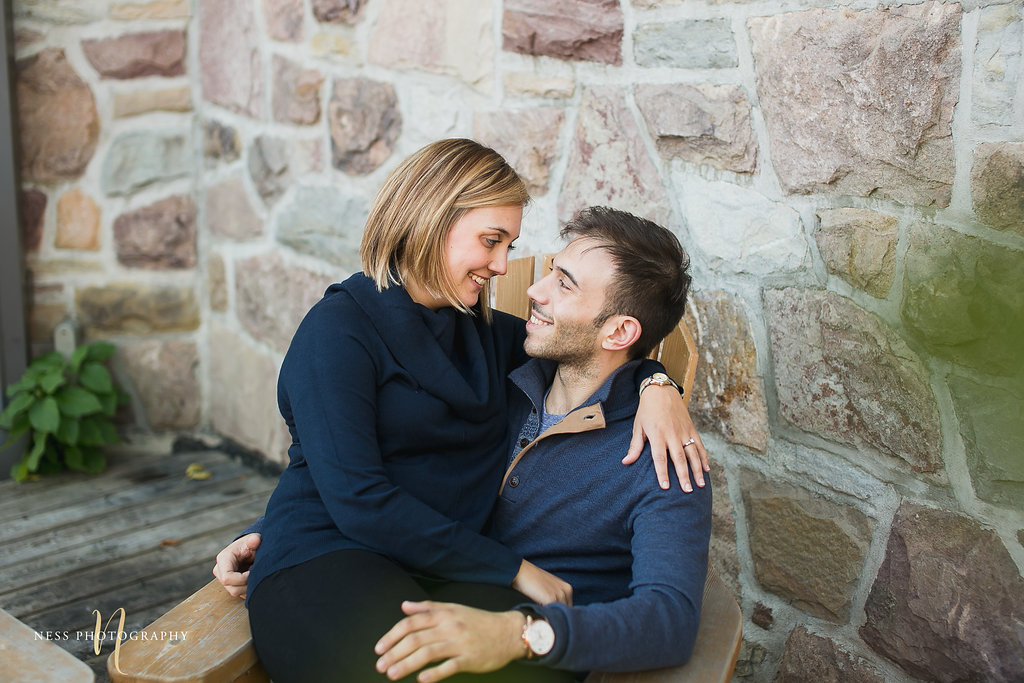 Mont Tremblant Fall Engagement Session - Ness Photography