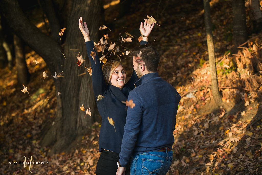 Mont Tremblant Fall Engagement Session - Ness Photography