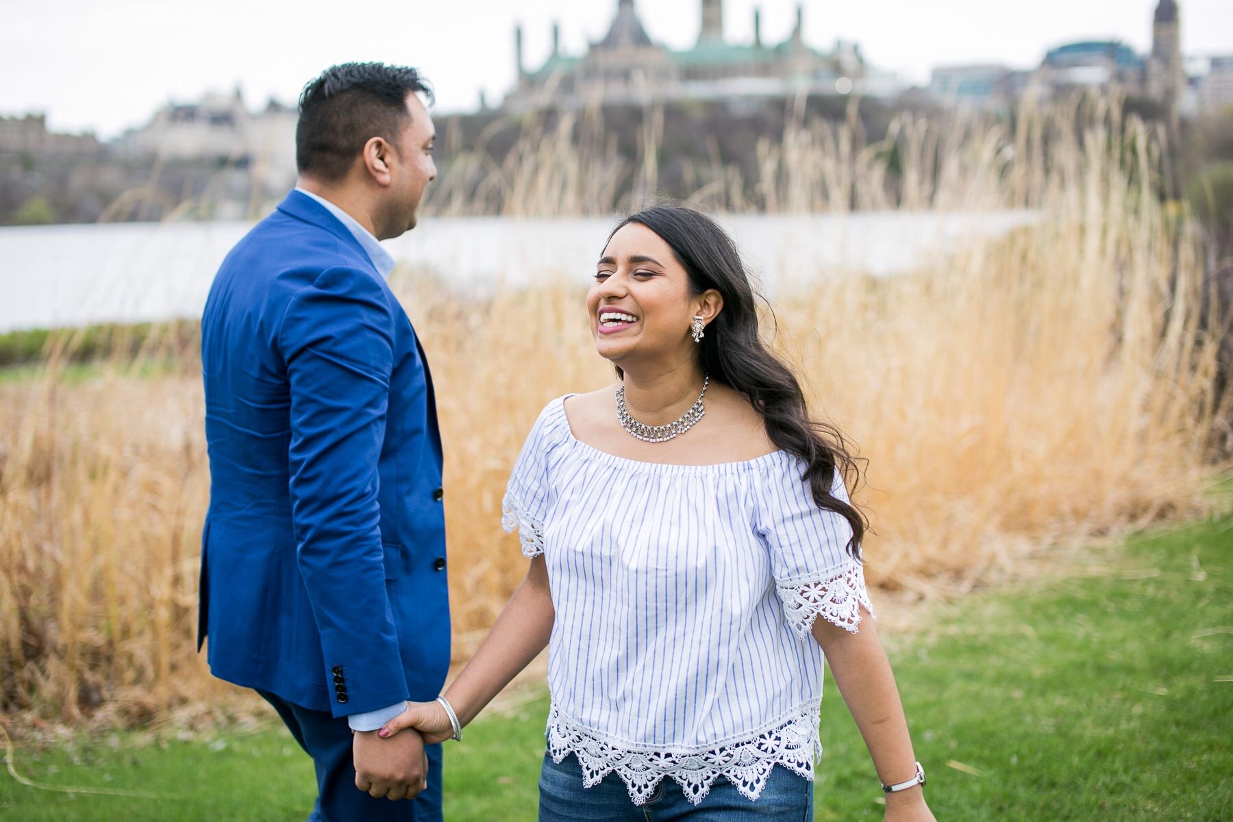 ottawa engagement photoshoot at the Canadian Museum of History