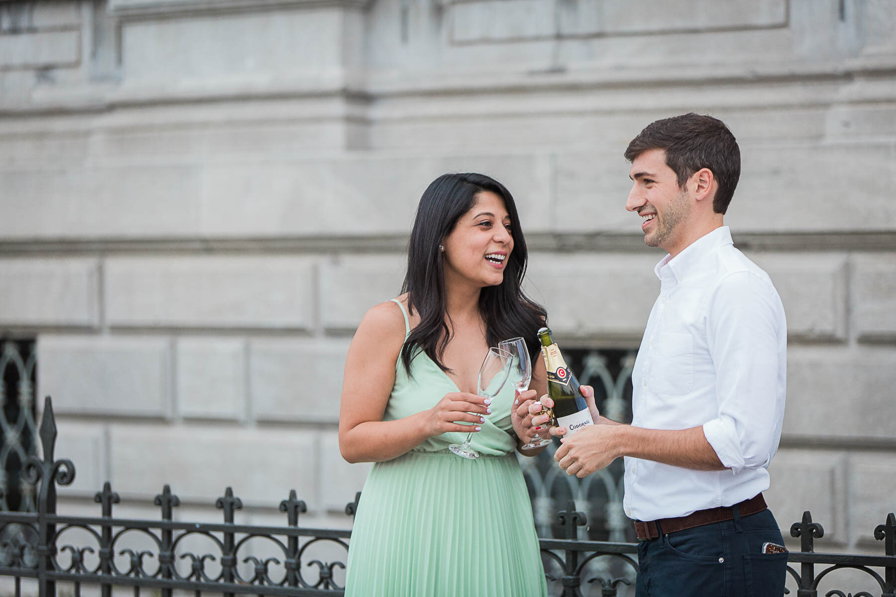 montreal old port surprise proposal engagement shoot