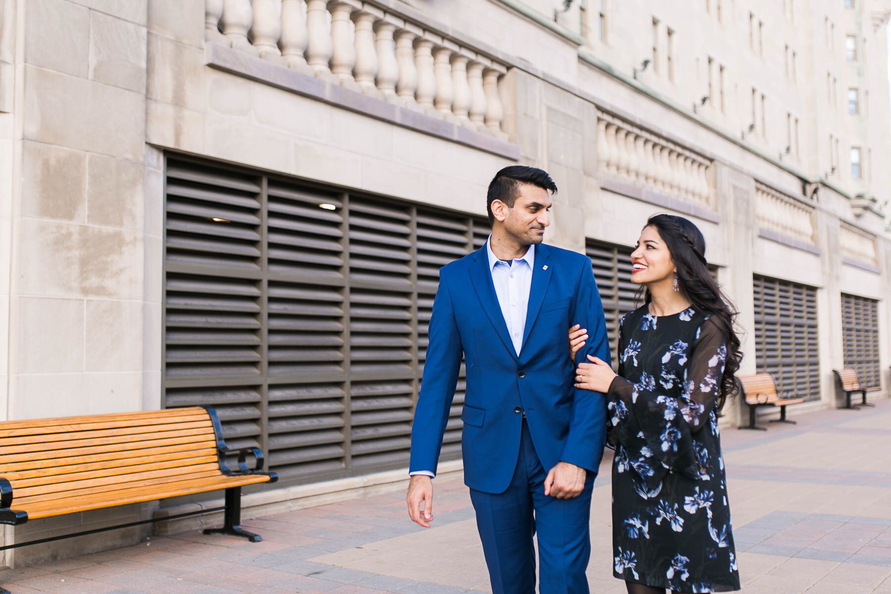 Engagement Photoshoot At Chateau Laurier &amp; Major’s Hill Park in Downtown Ottawa