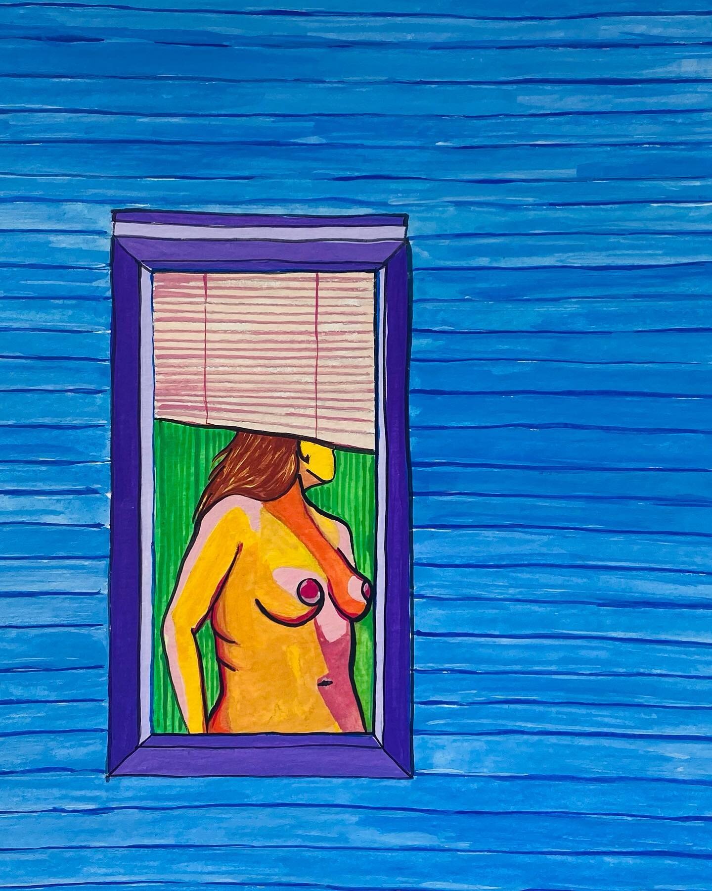gouache on paper