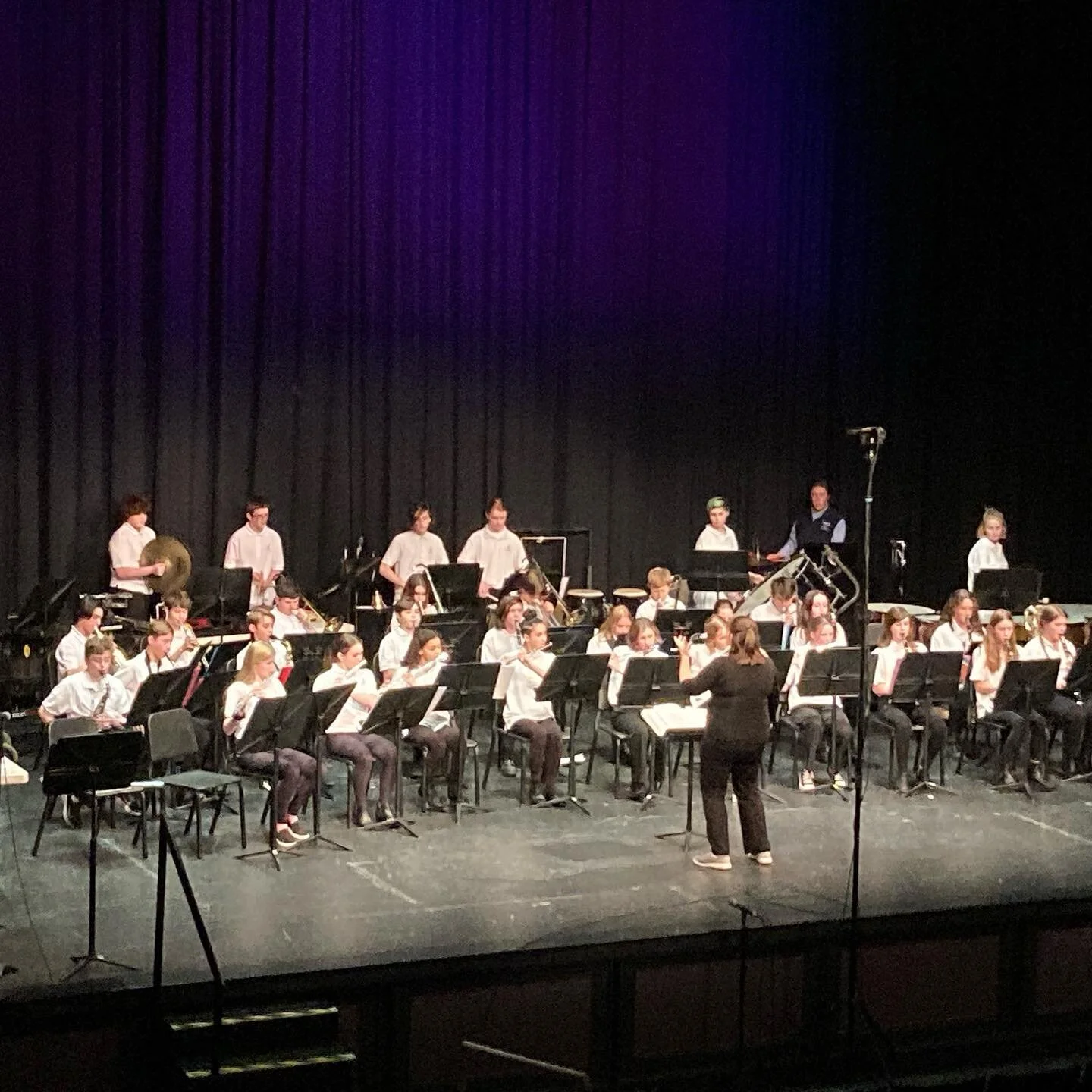 Every now and then the stars align and I can attend a student&rsquo;s school music event - last night I was lucky enough to see my Marshwood Middle School student play with both the band and jazz band.  It was a lovely program and I hope to make it b