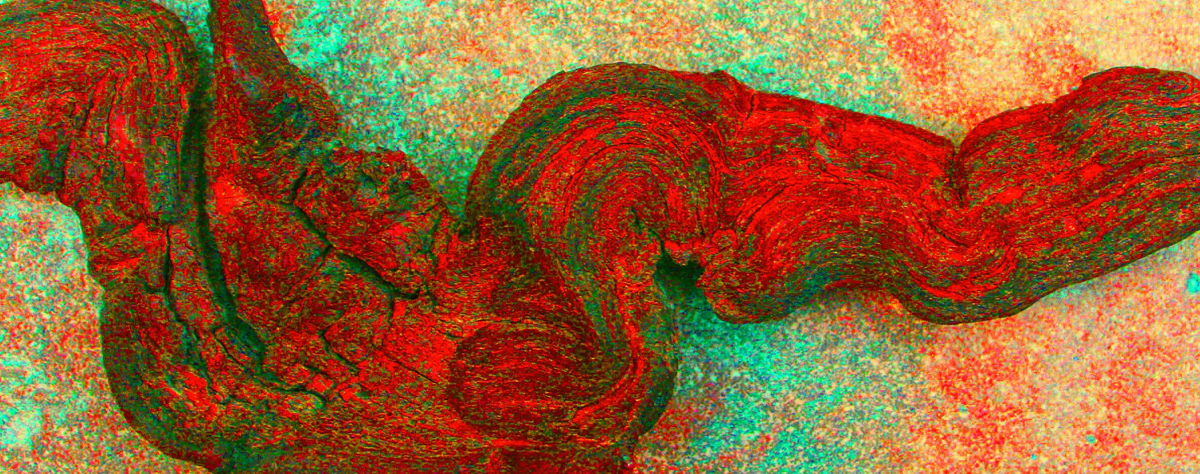 Flowing Red Stick