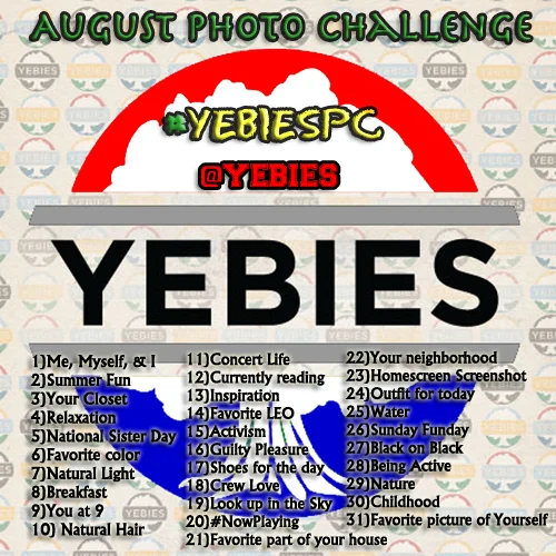 YEBies August Photo Challenge "#YEBiesPC"