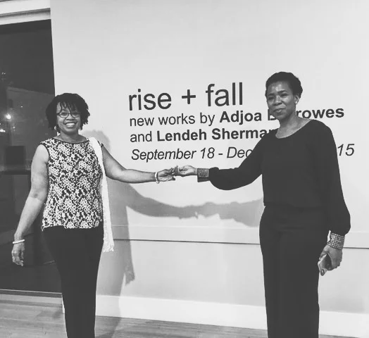  The Artist left to right: Adjoa Burrowes & Lendeh Sherman