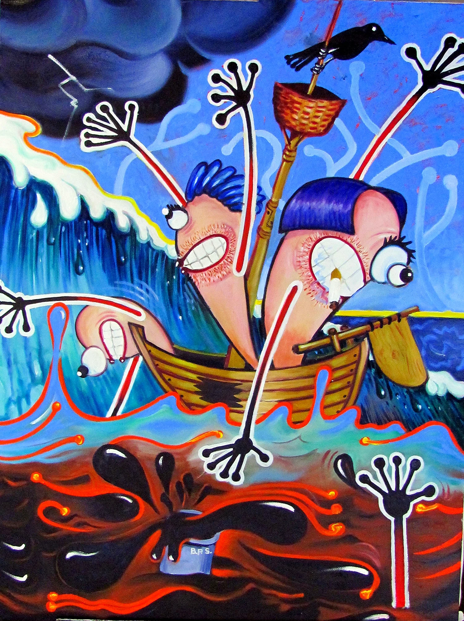   Ship of Morons    36x48  