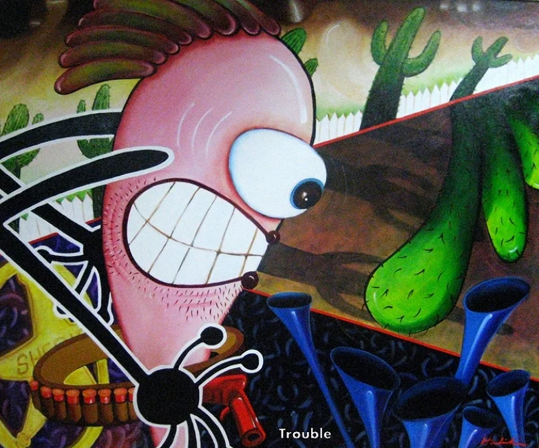  Trouble  48x60 