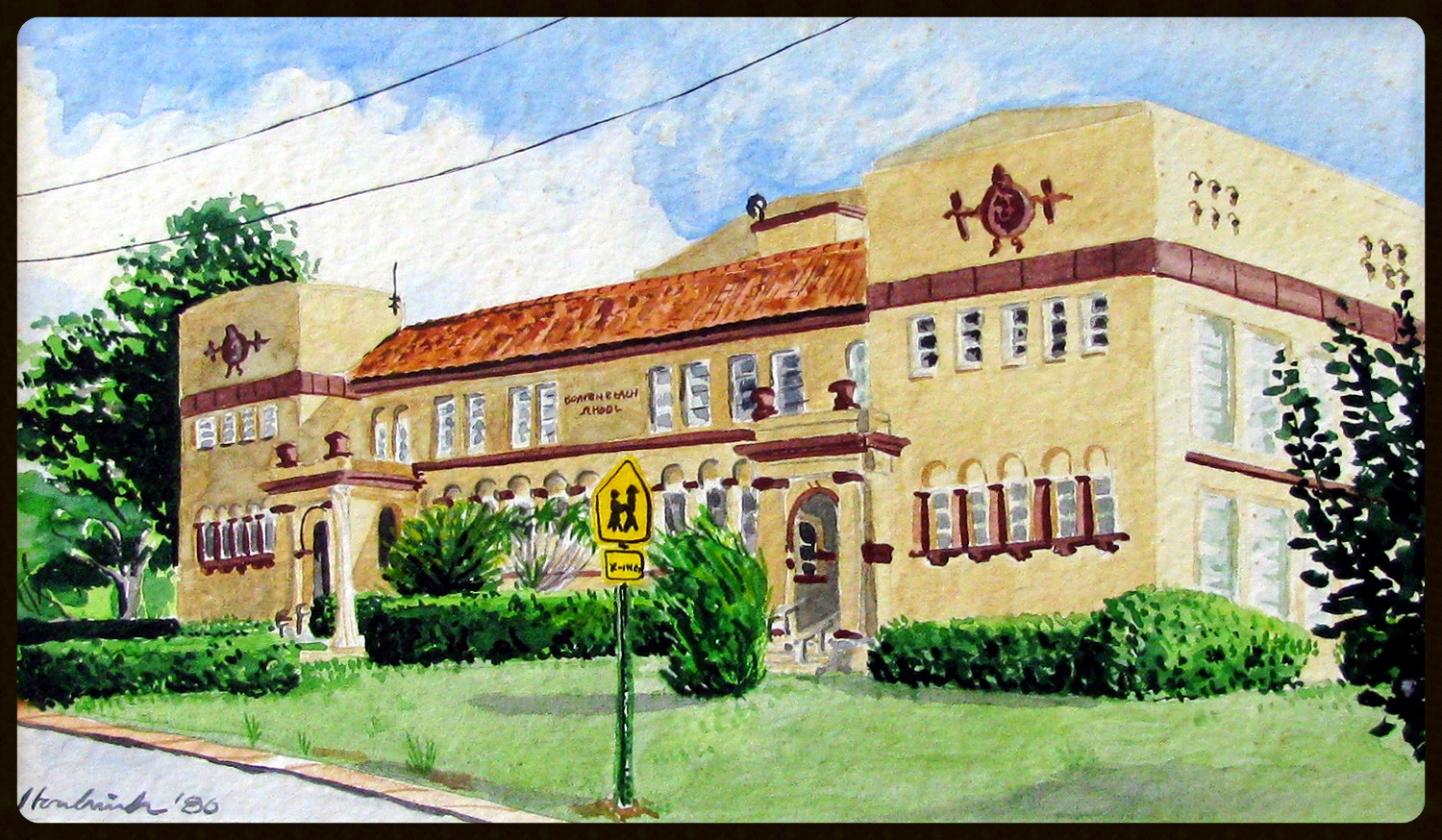  OLD BOYNTON SCHOOL  &nbsp;8x12 