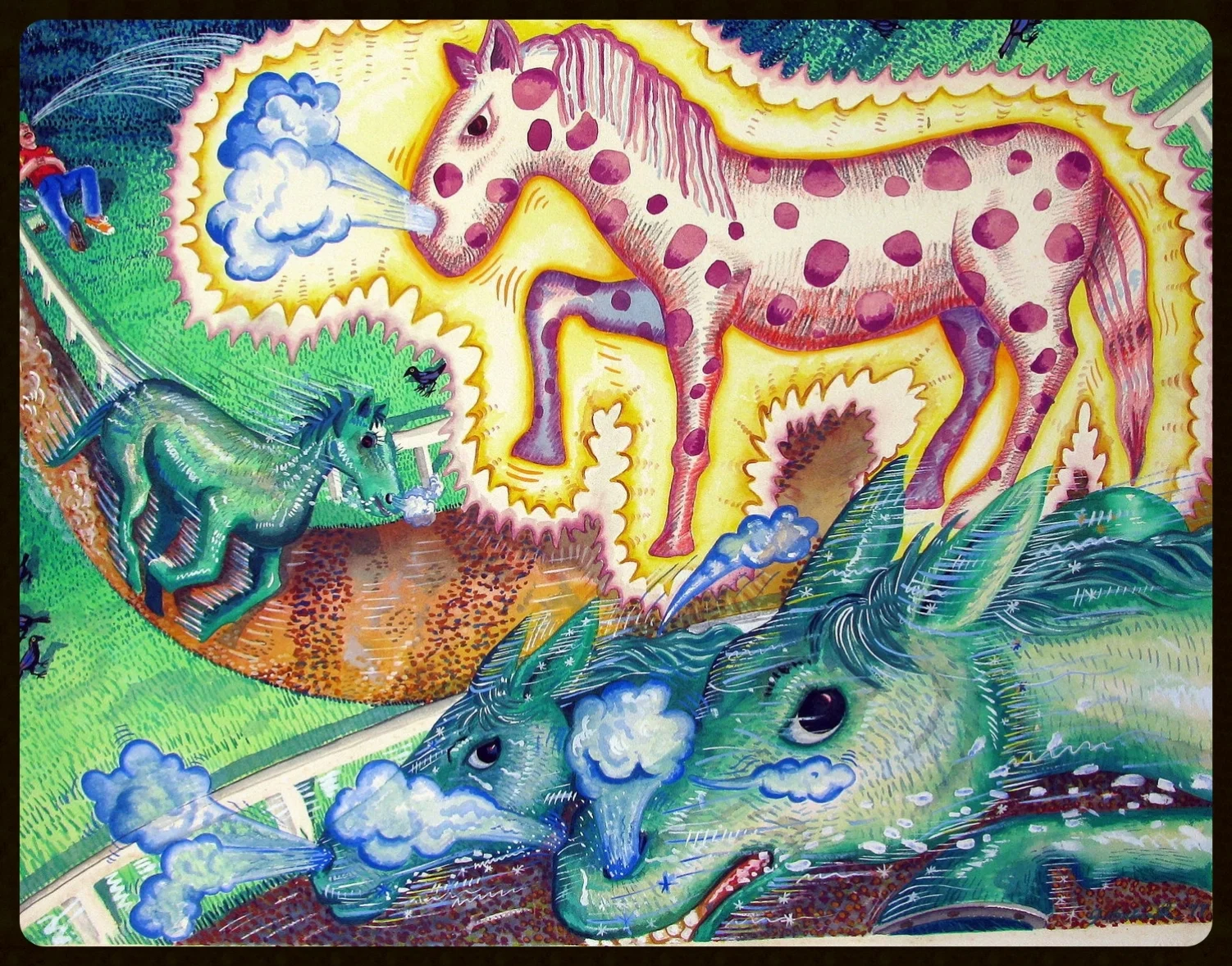   Horse of Another Color    19.5x26  