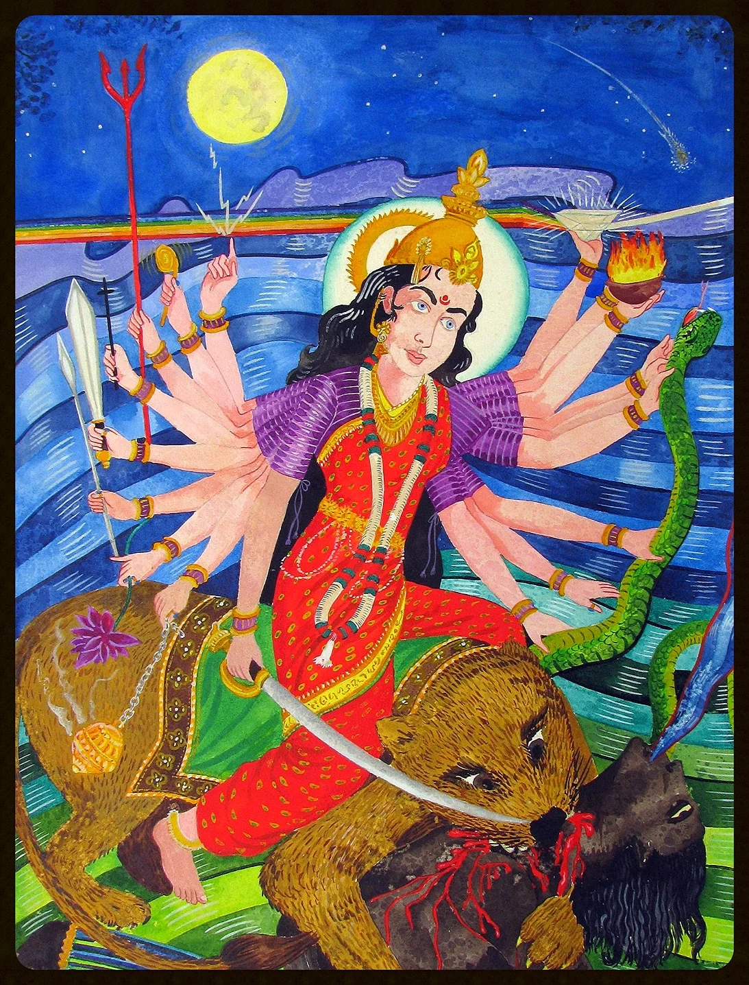   DURGA Slayer of Evil    24x36  