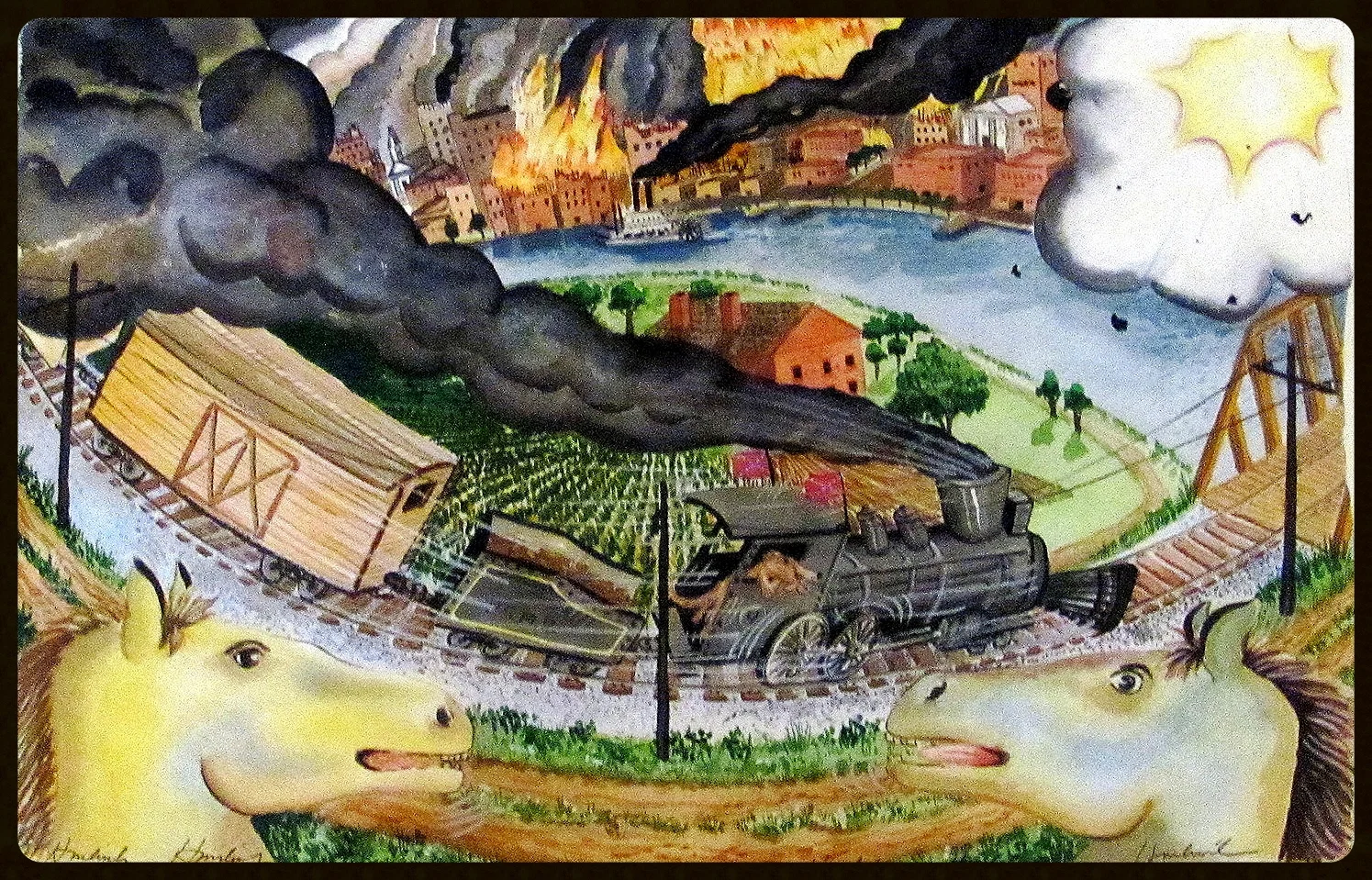   Last Train from Atlanta IV    12x18 &nbsp; &nbsp; &nbsp; collection Michael Houbrick  