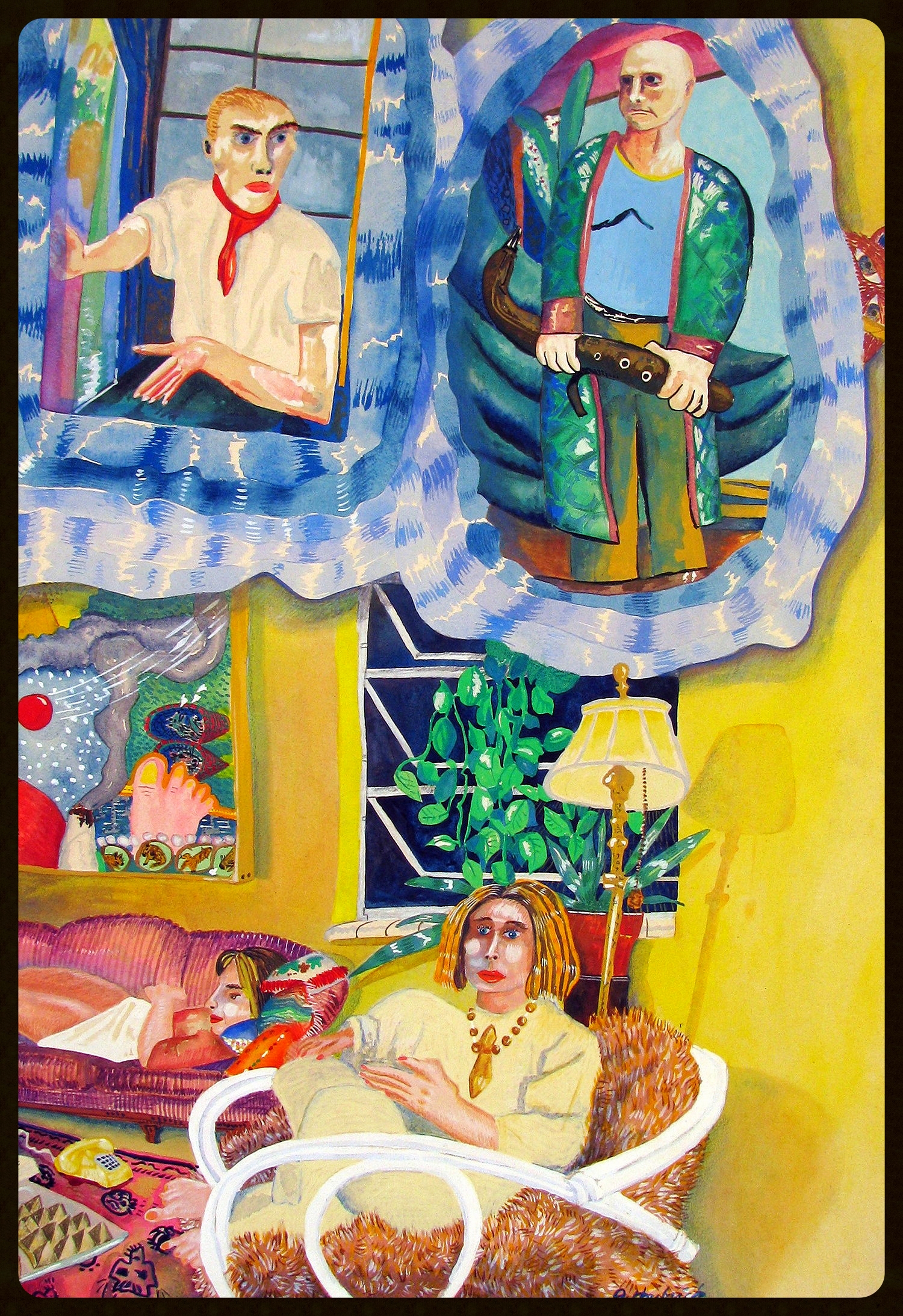   Two Beckmans, Agnes &amp; Ulrike    18x24  