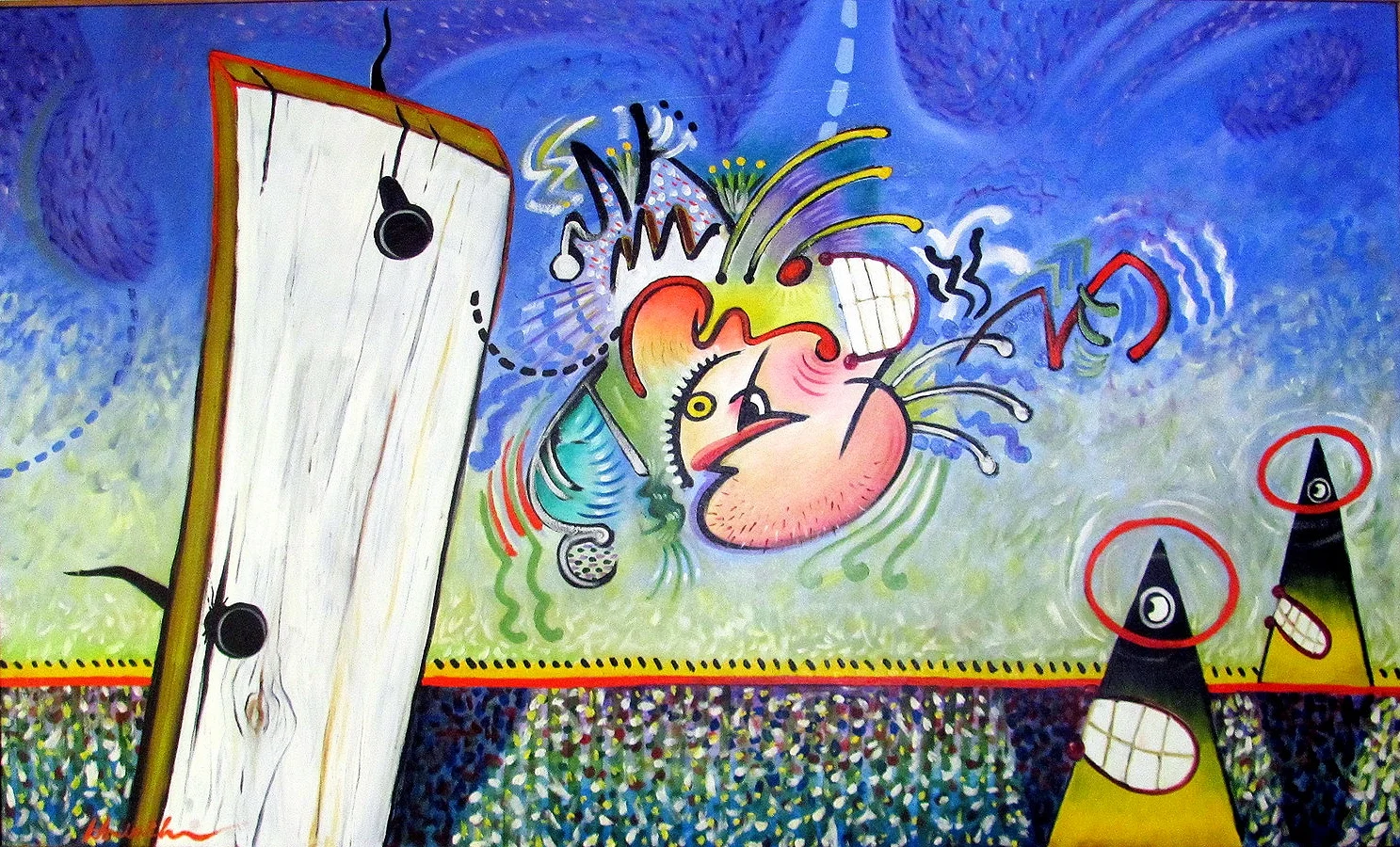   A Place to Put a Nail    36x60  