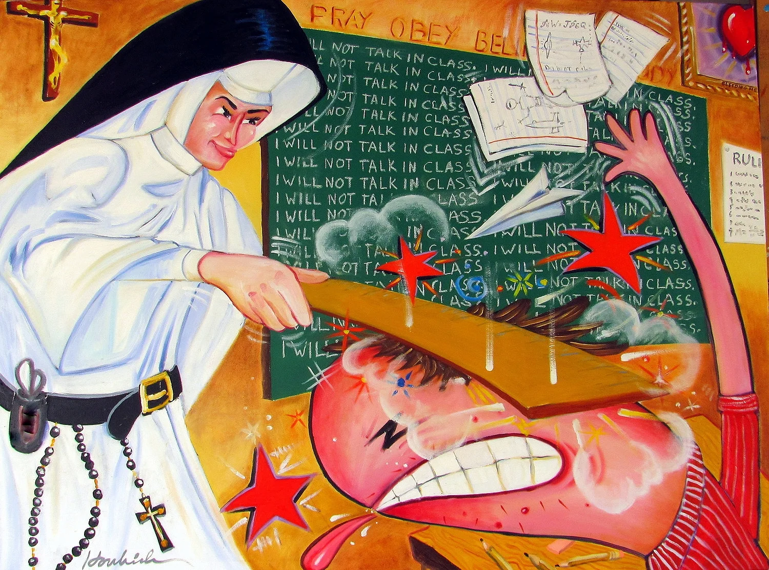   I Stand Corrected!    36x48  