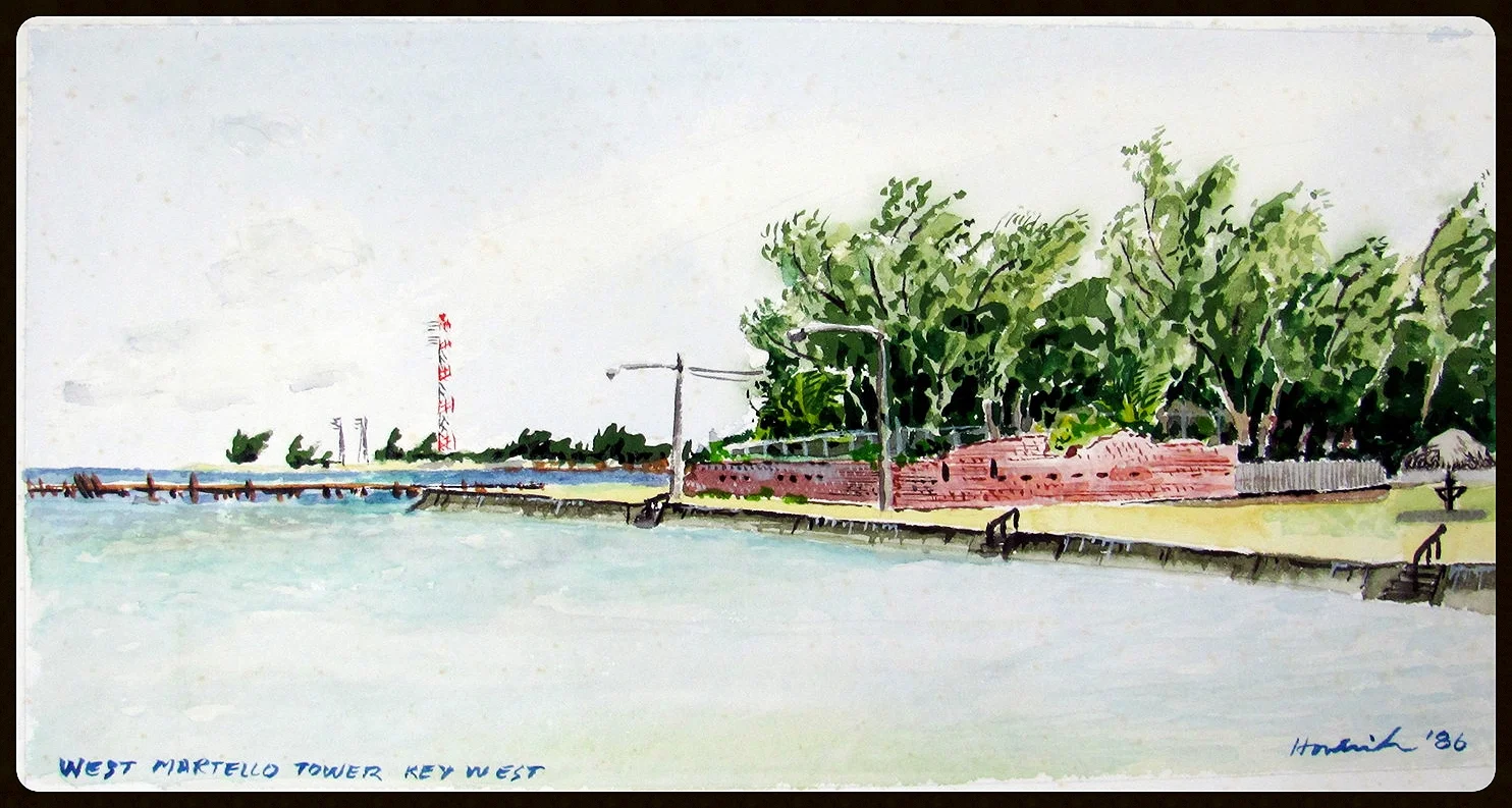   Key West    8x14 &nbsp;plein aire     