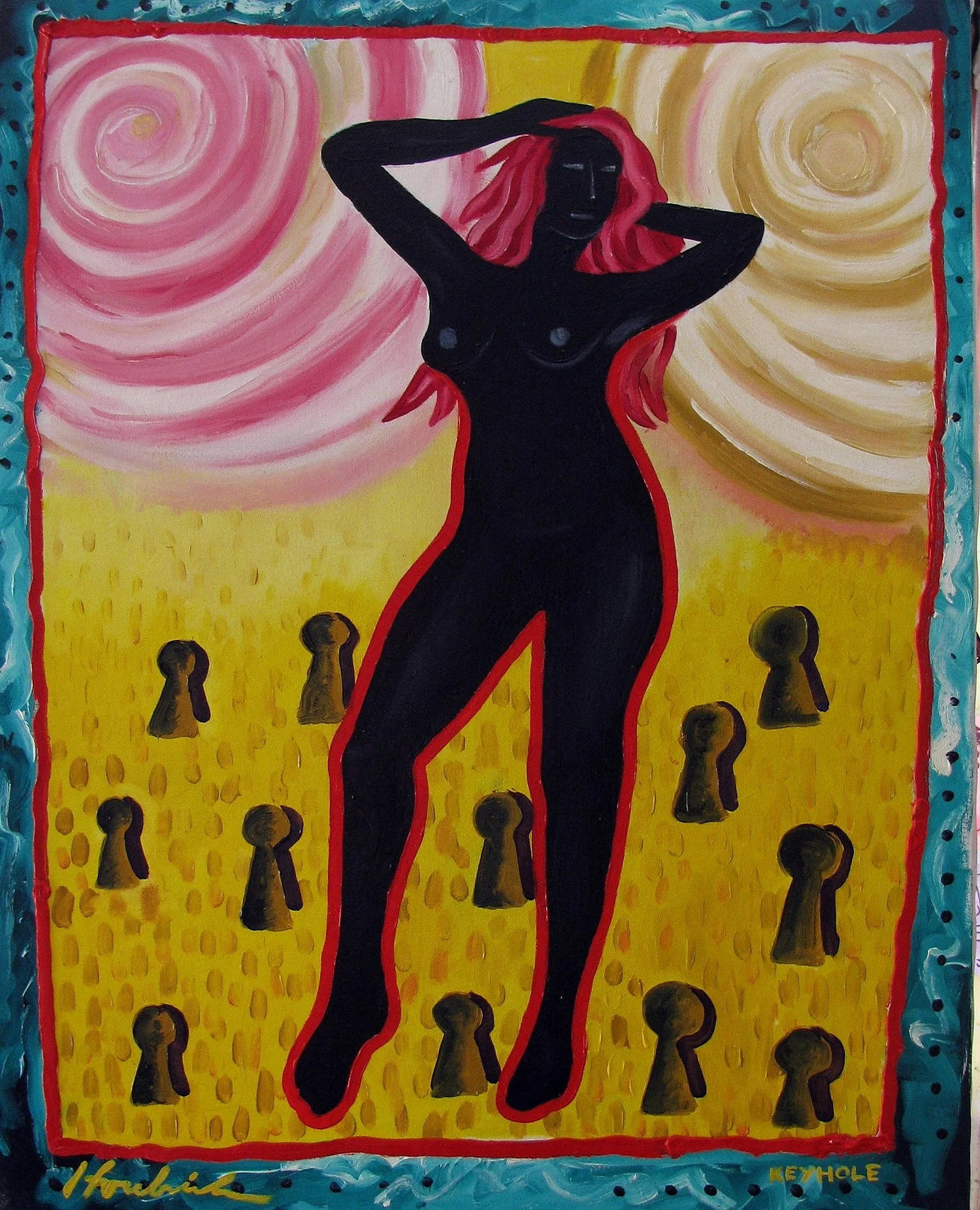   Keyhole    18x24 &nbsp; collection L. Grayhills DDS  