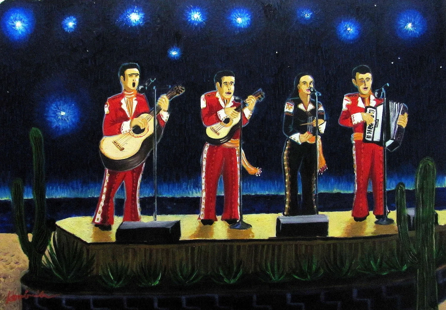   Los Musicanos De Los Cabos    28x32  