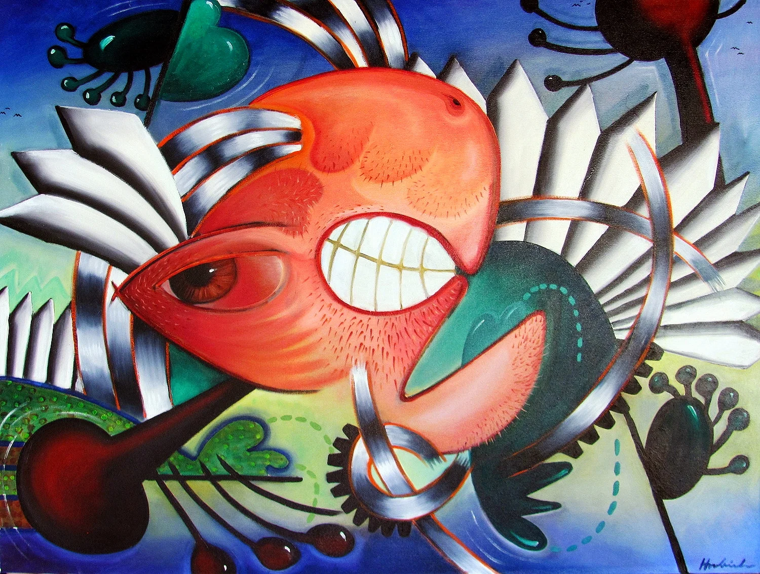   Pity the Pig-Headed Man    32x 46  